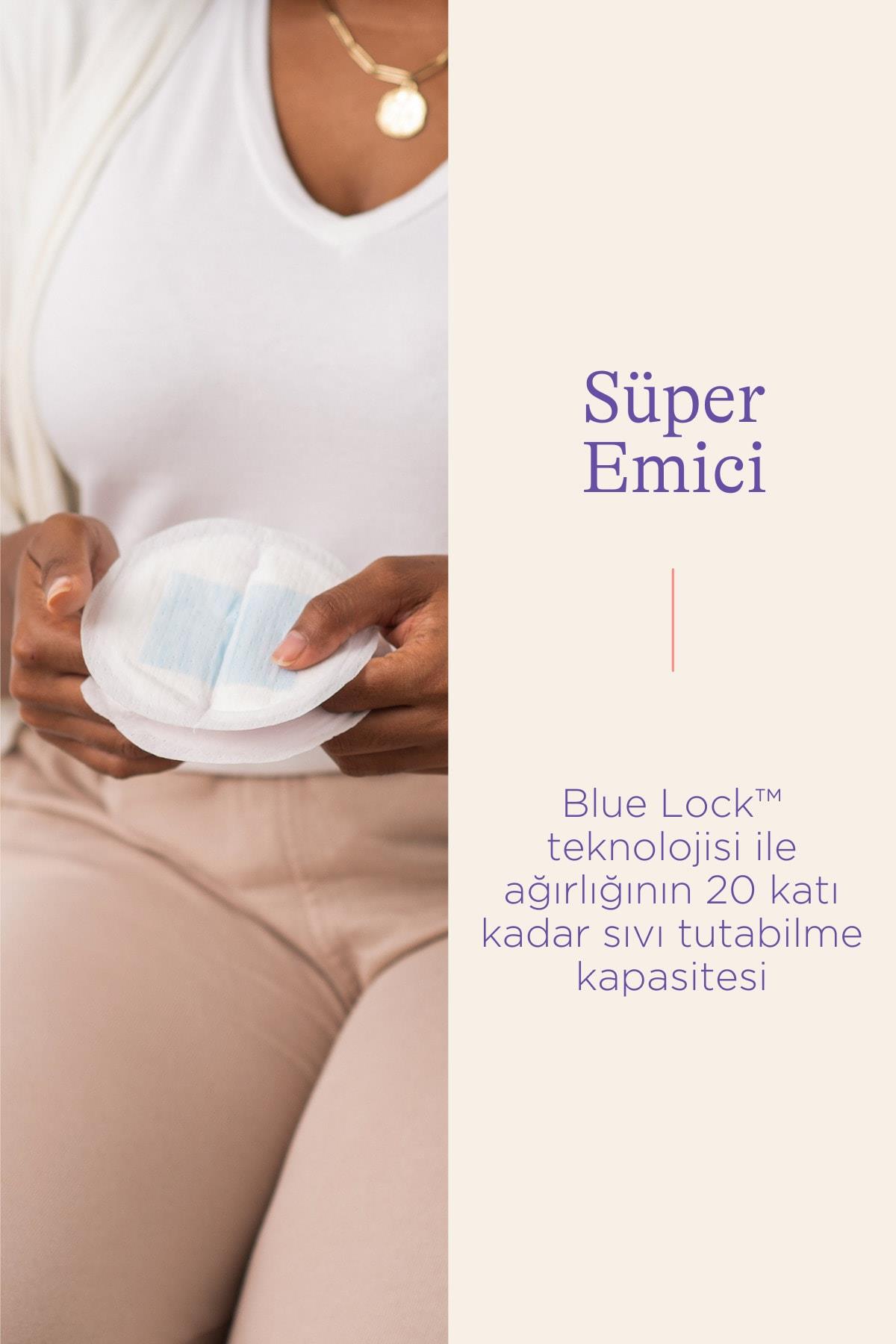 LANSINOH Blue Lock Göğüs Pedi 60'lı 44369