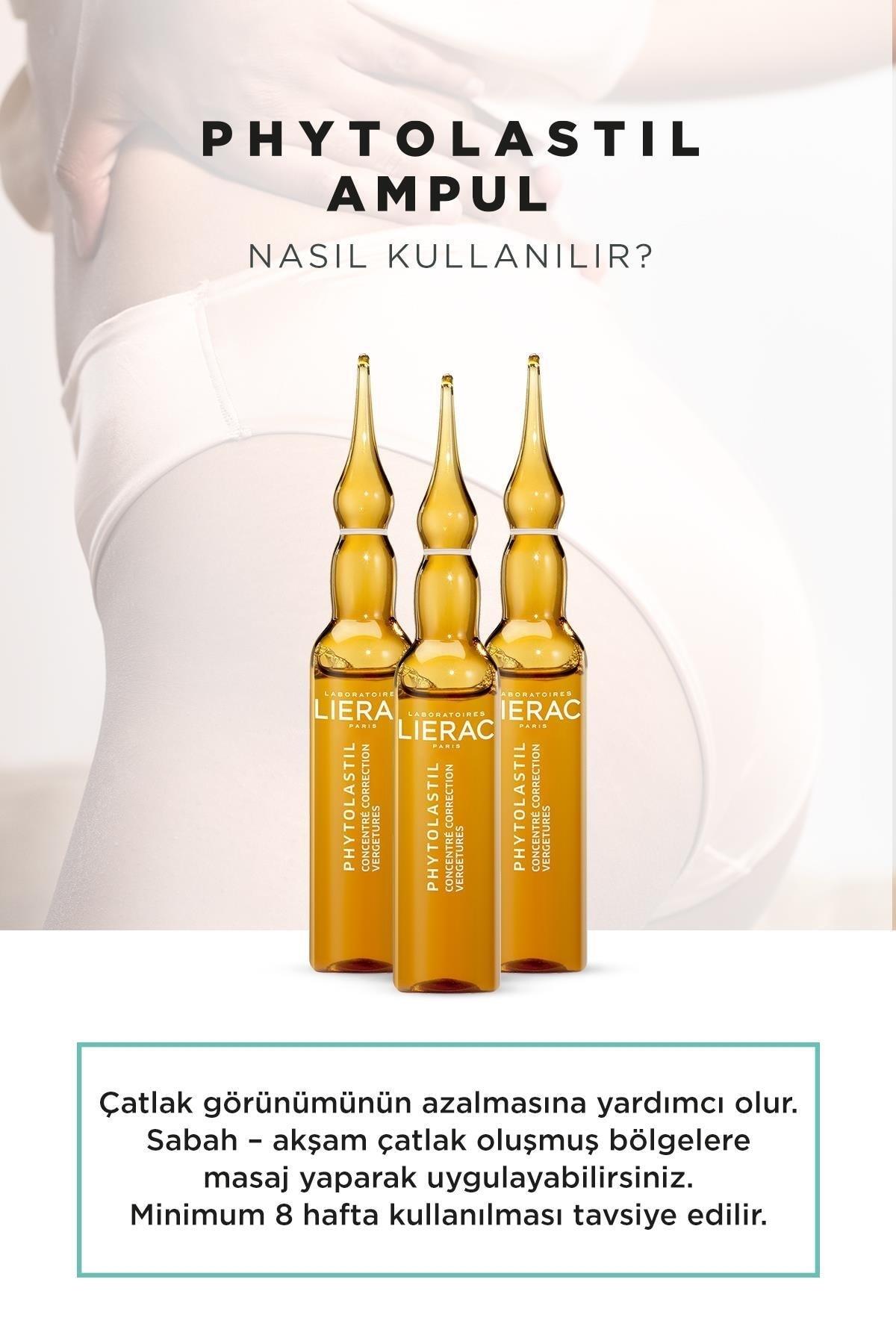 Lierac Phytolastil Gel Çatlak Oluşumunu Azaltmaya Yardımcı Jel 200 Ml + Ampul 20x5 Ml Ikili Avantaj Set