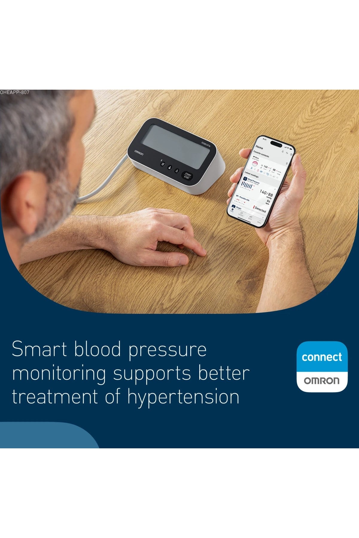 M4 Connect AFib Üst Koldan Ölçer Dijital Tansiyon Aleti