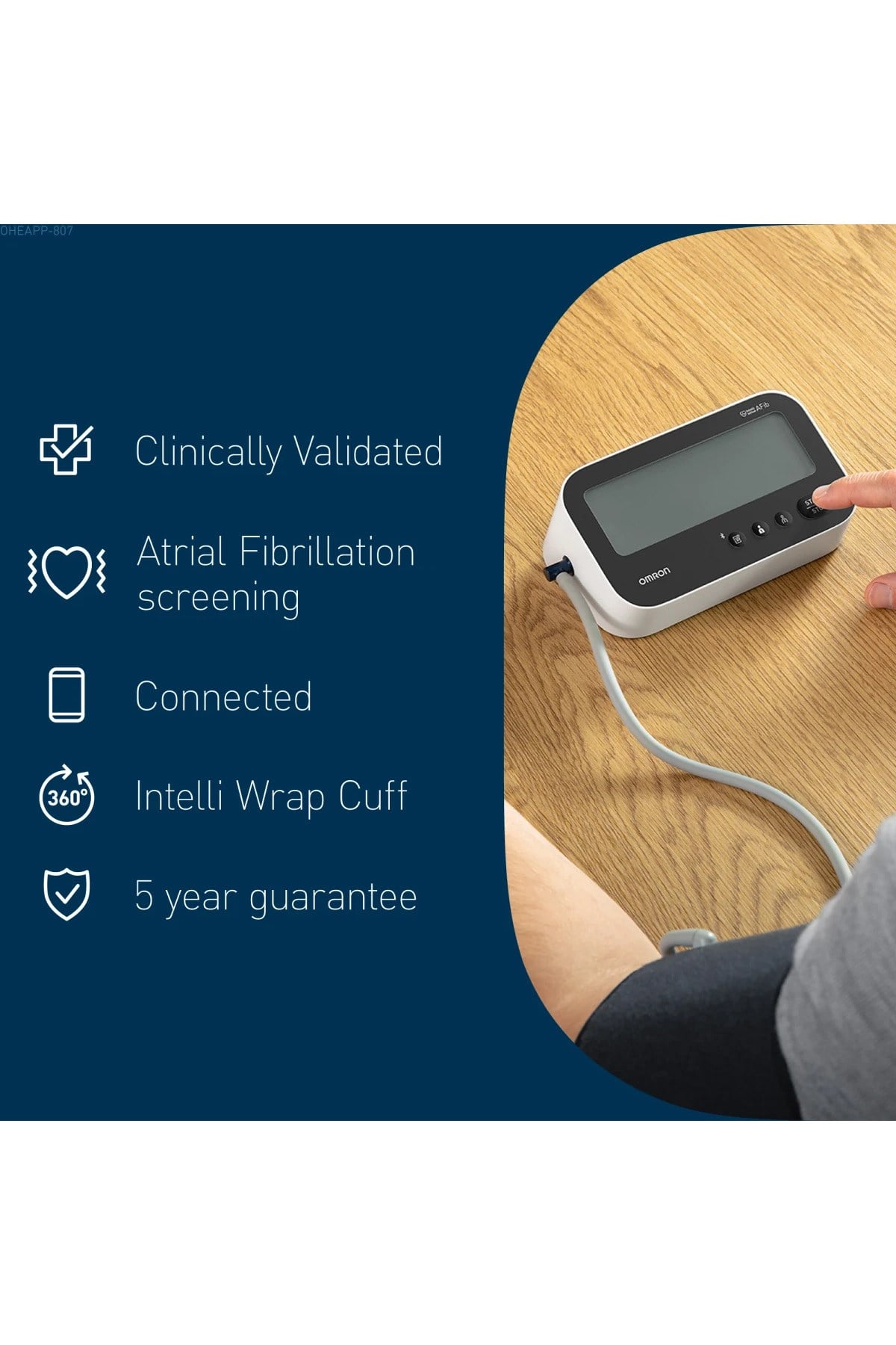 M4 Connect AFib Üst Koldan Ölçer Dijital Tansiyon Aleti