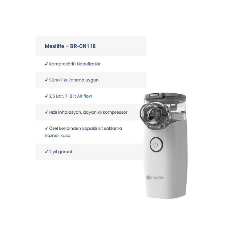 Mesilife Mesh Nebulizator NE-M01