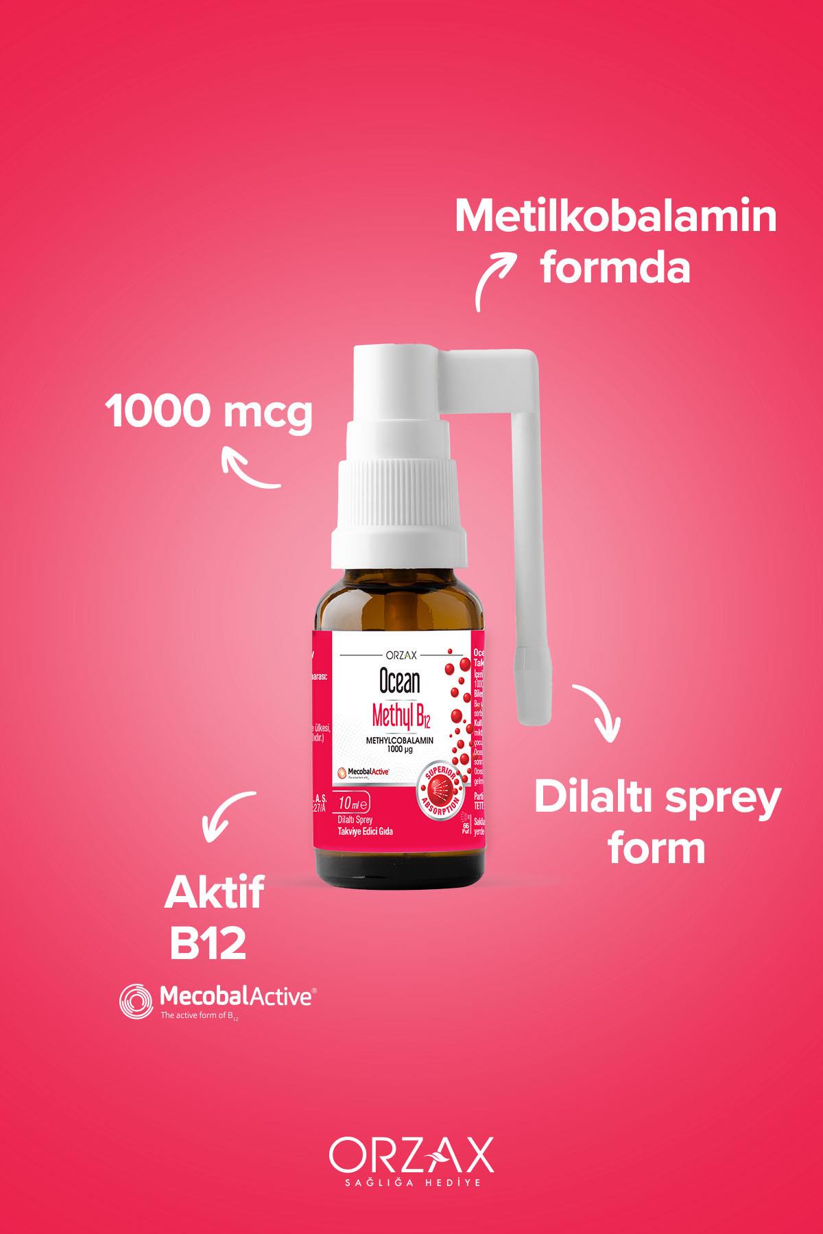 Methyl B12 1000mcg 10ml Sprey