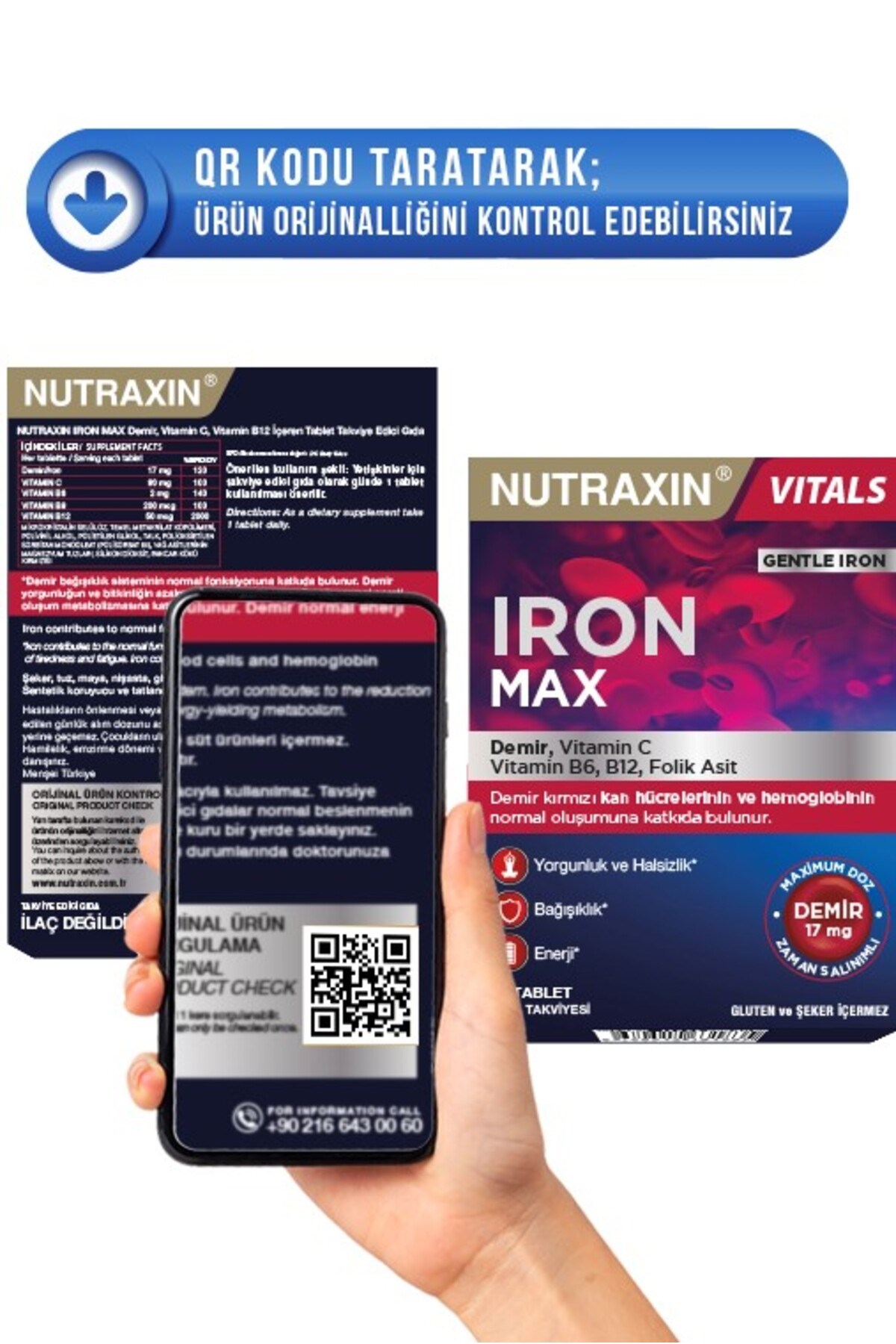 Nutraxin Iron Max 17 mg 30 Tablet