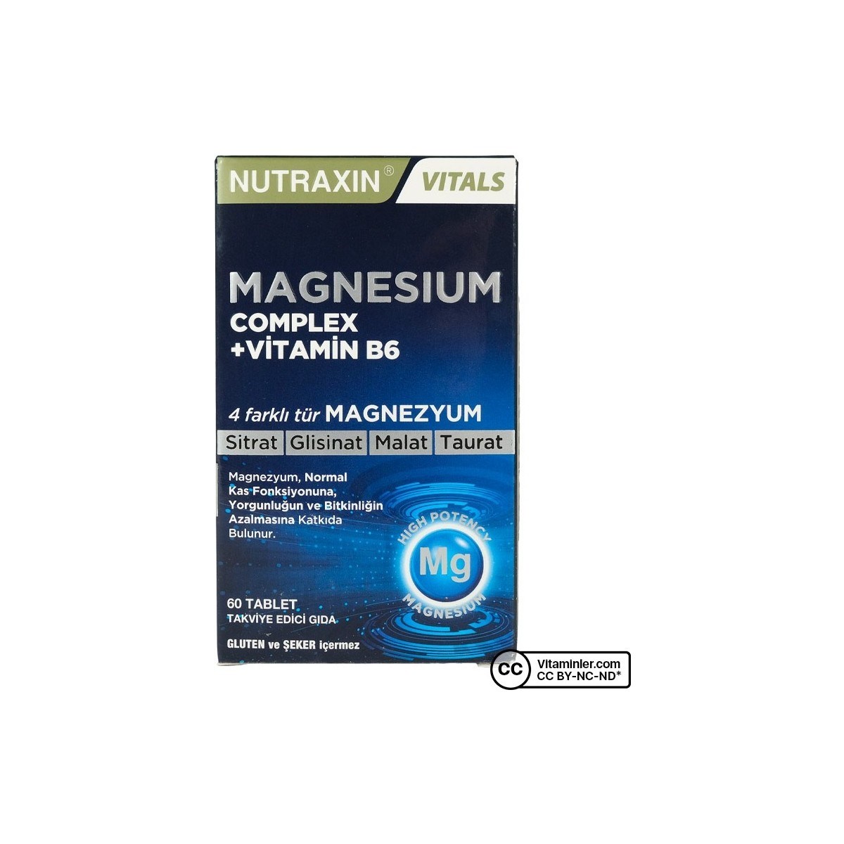 Nutraxin Magnesium Complex Vitamin B6 60 Tablet