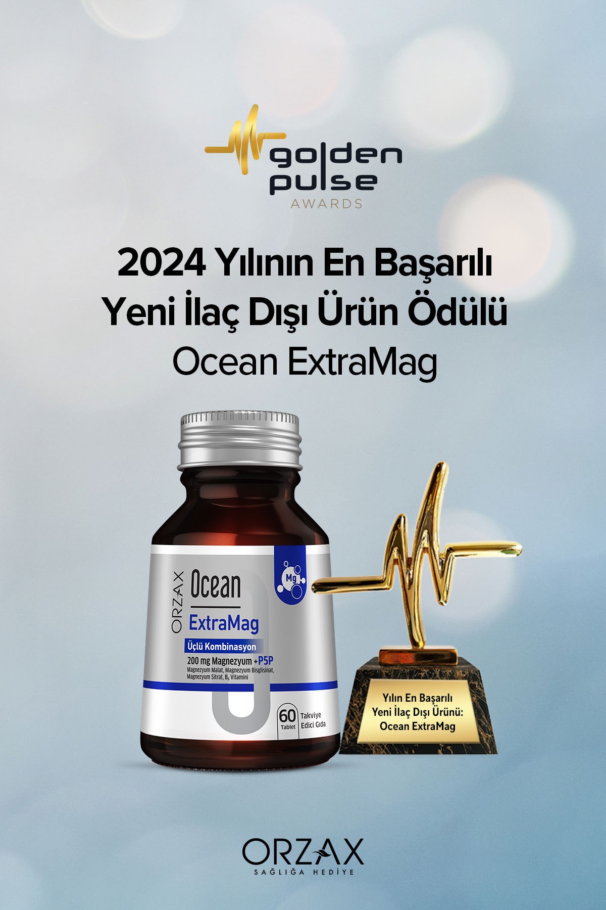 Ocean Extramag Magnezyum Taurat + P5P 60 Tablet