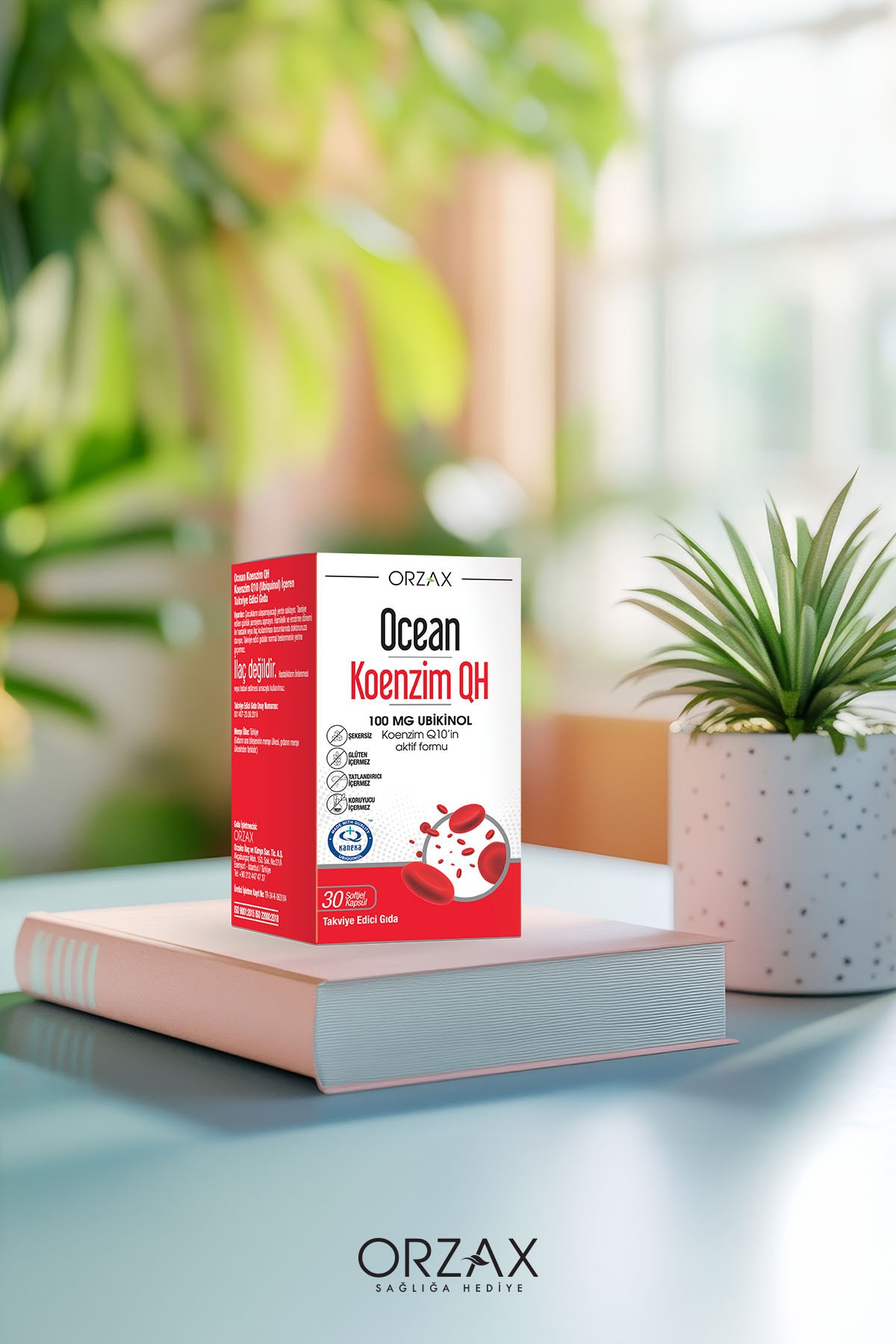 Orzax Koenzim QH 100mg 30 Kapsül