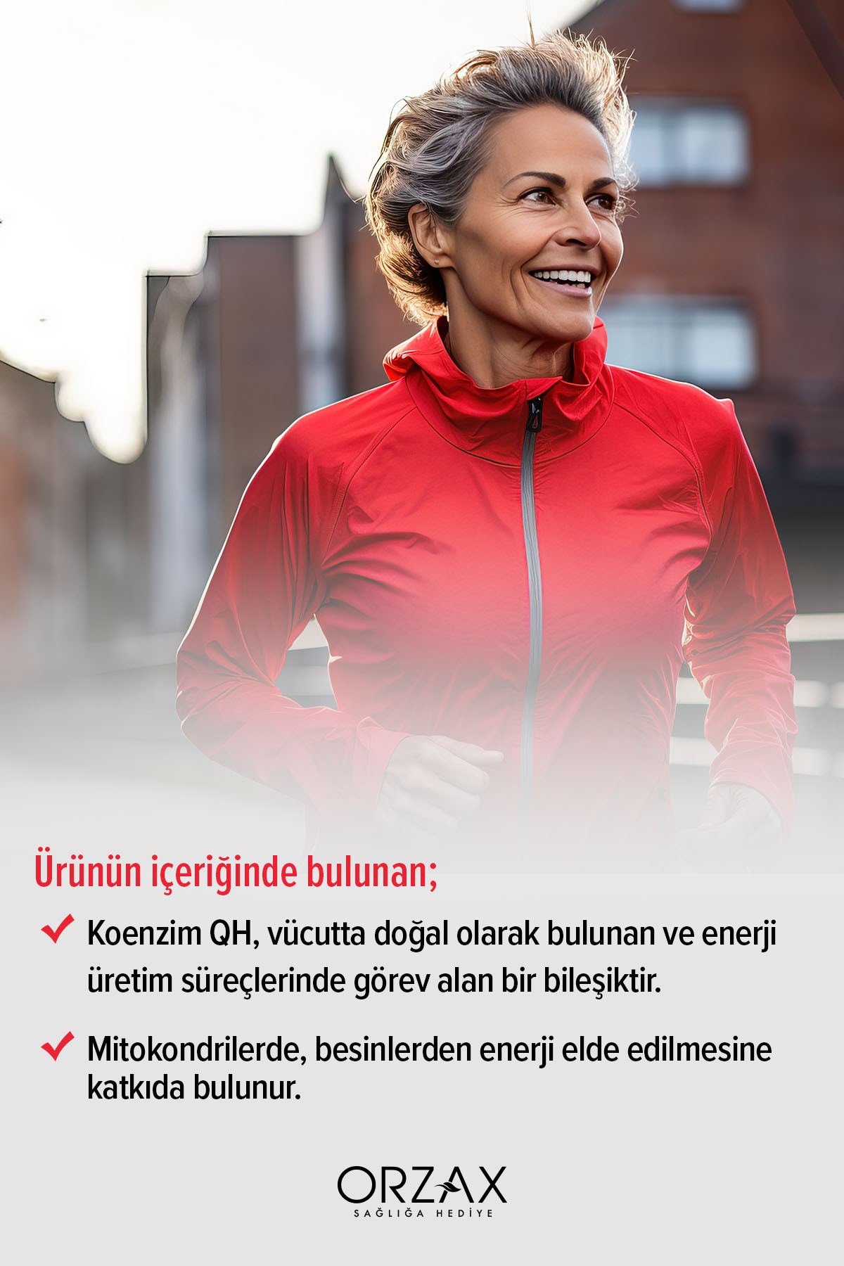 Orzax Koenzim QH 100mg 30 Kapsül