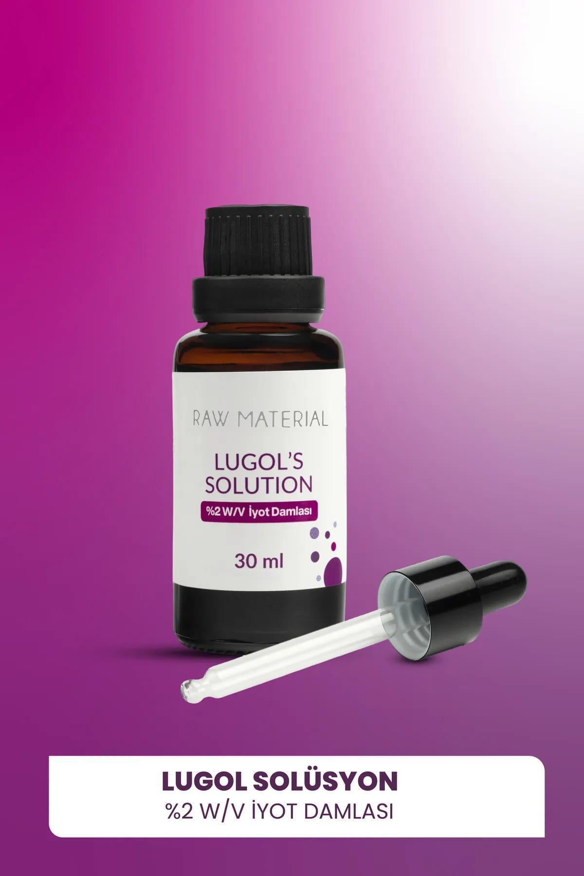 Raw Material Lugol Çözeltisi %2'lik 30 ml 2 li