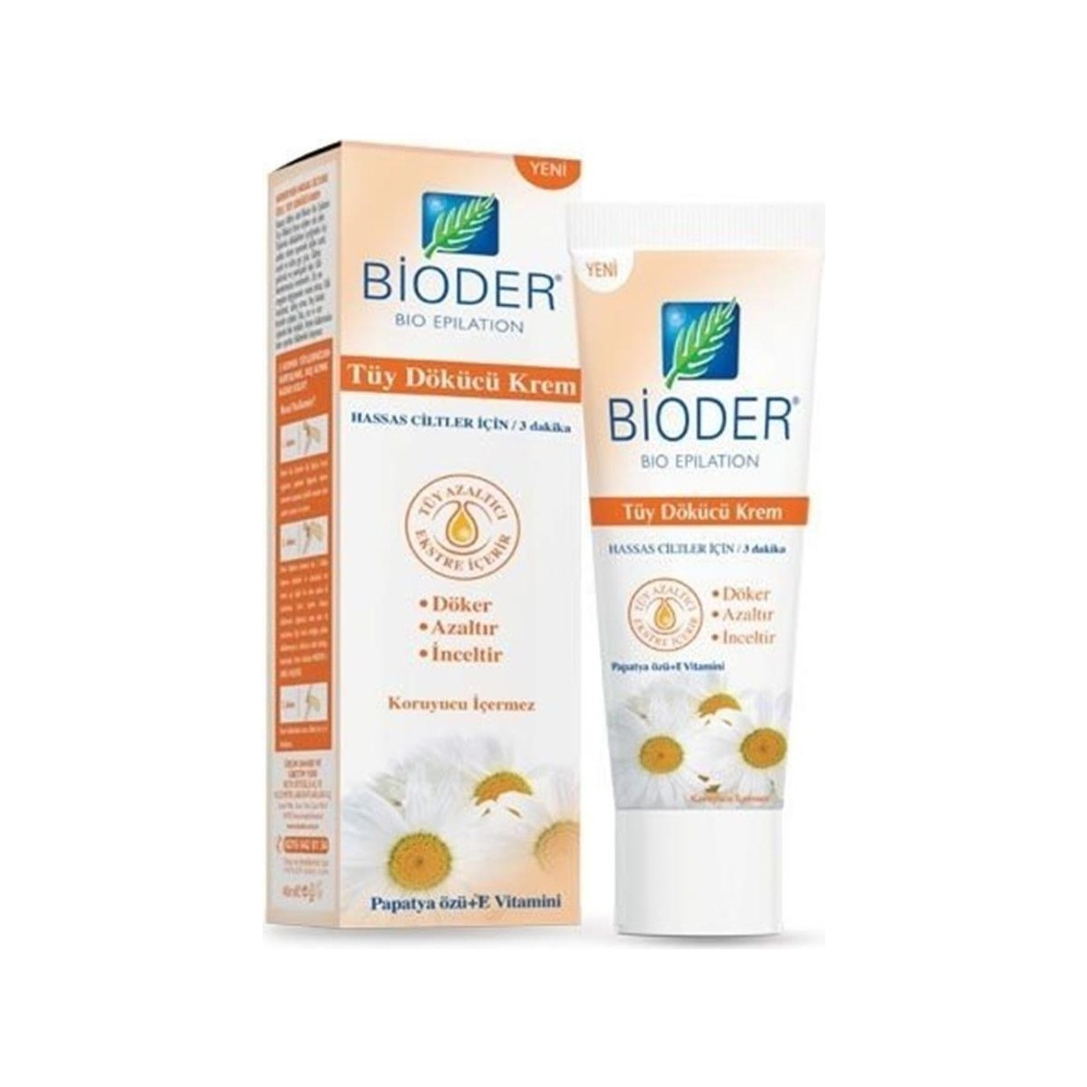 Sesu Hassas Ciltler İçin Tüy Dökücü Krem 40 ml