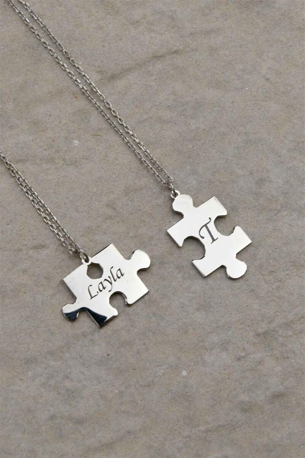 Best Friend Puzzle 925 Ayar Gümüş Kolye