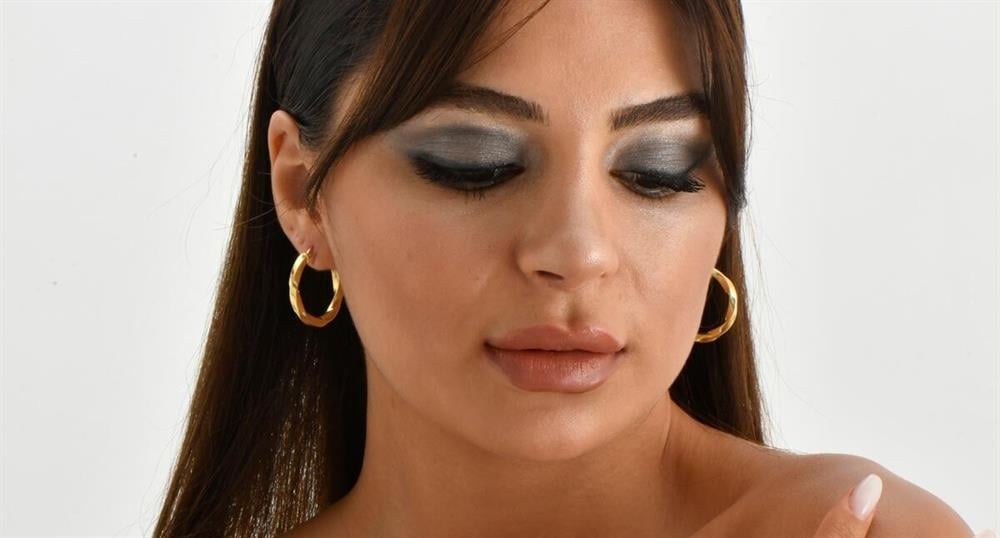 Burgu Halka 925 Ayar Gümüş Küpe