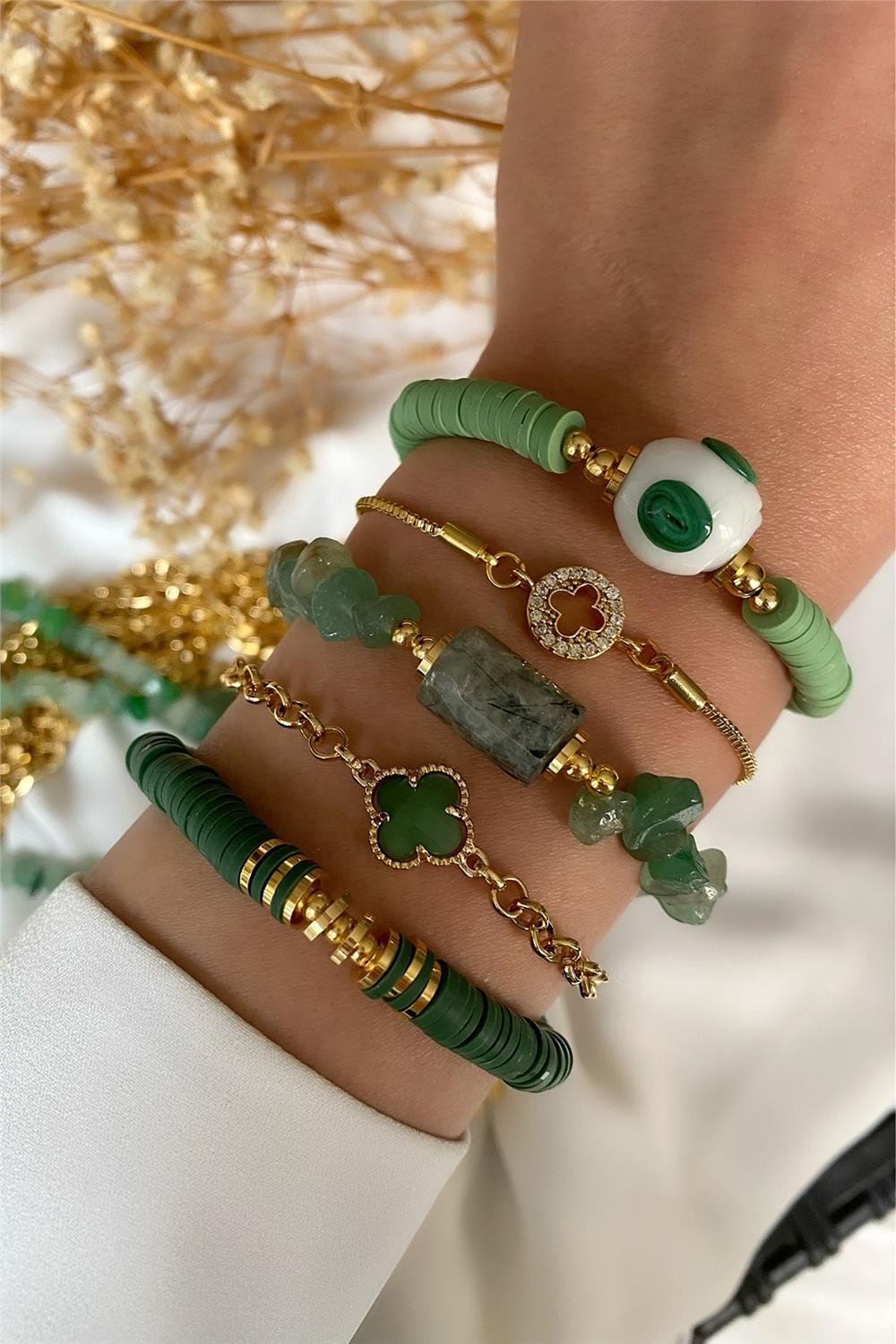 Aventurin Bileklik Seti (Tüm Set)