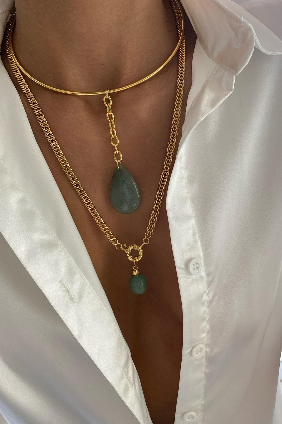 Aventurin Kolye Seti 