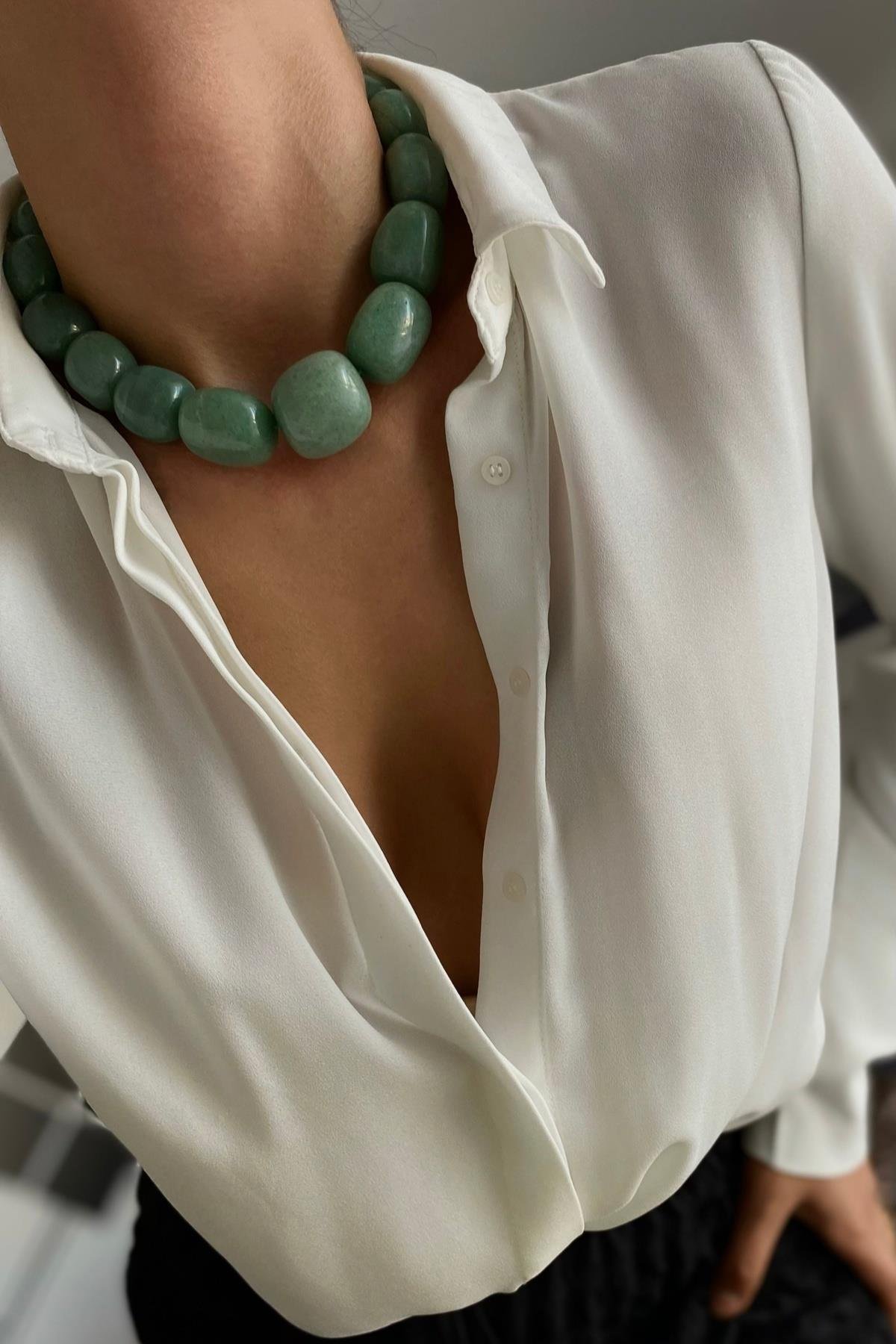 Aventurin Taşı Tasarım  Kolye ( Sınırlı Adet )