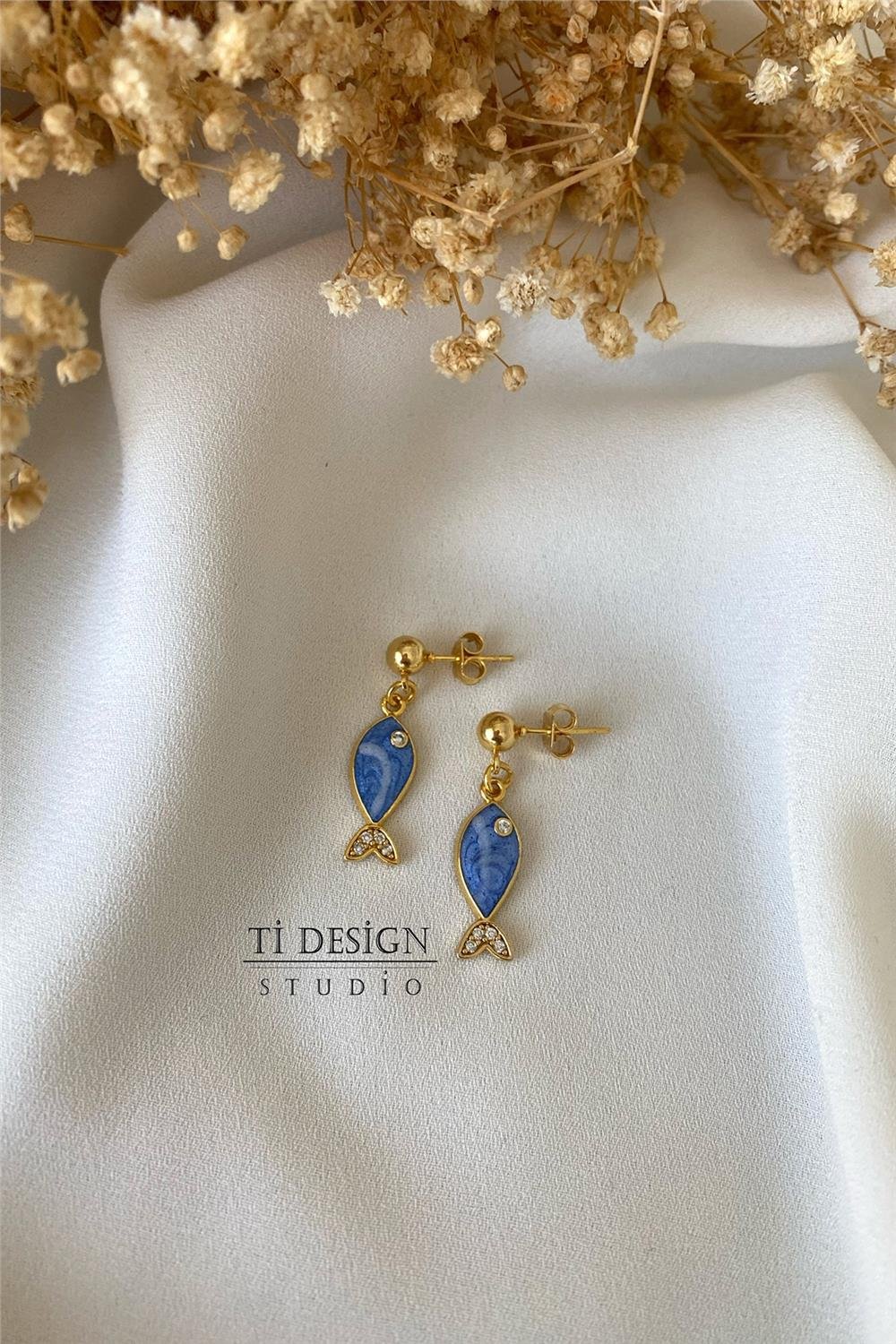 Balık Figürlü Küpe