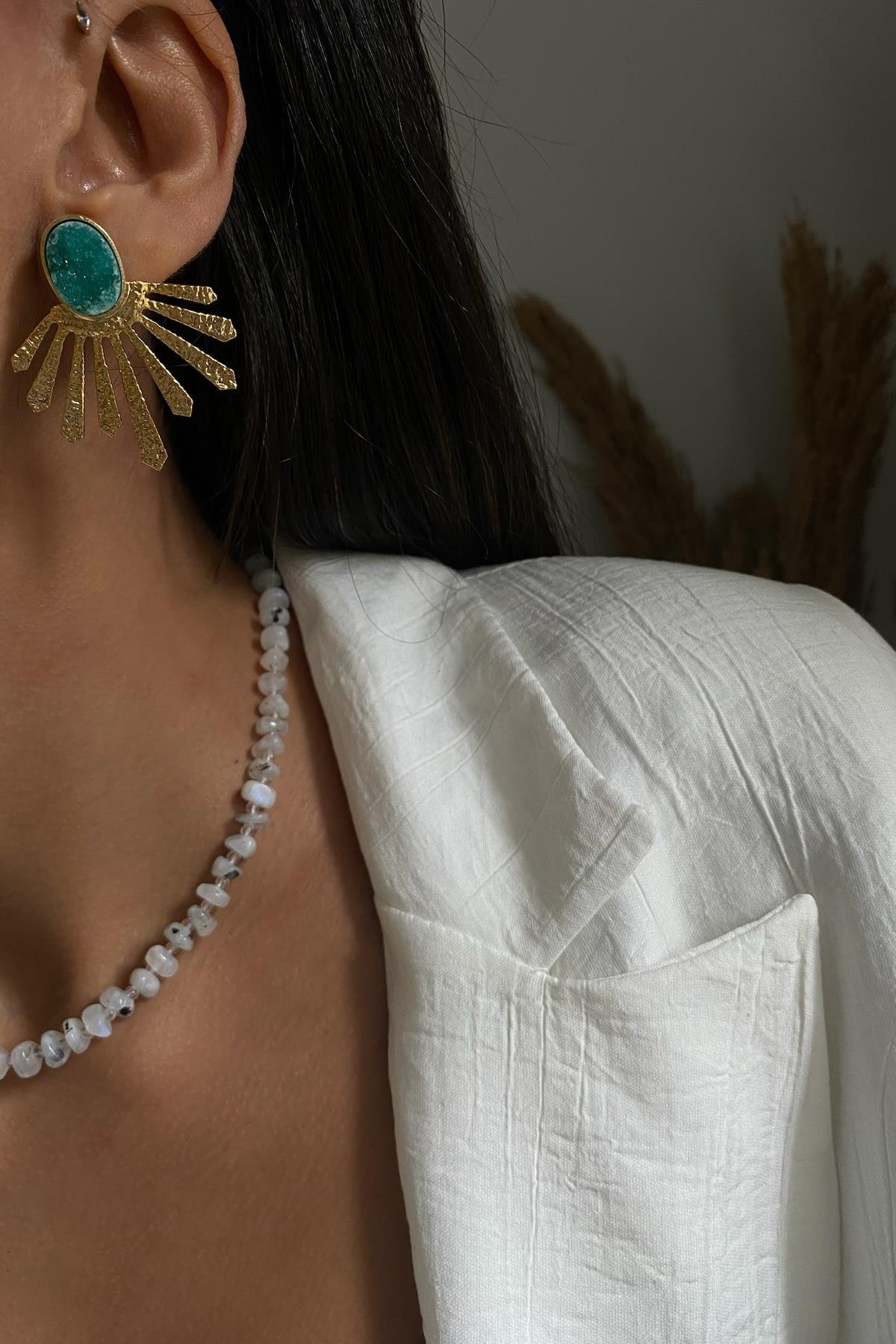 Dürüze  Tasarım  Küpe 