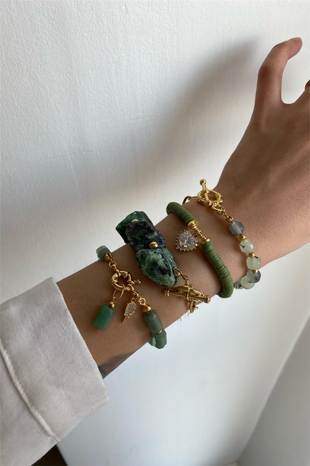 Karma Doğaltaş Bileklik Seti (Tüm Set)