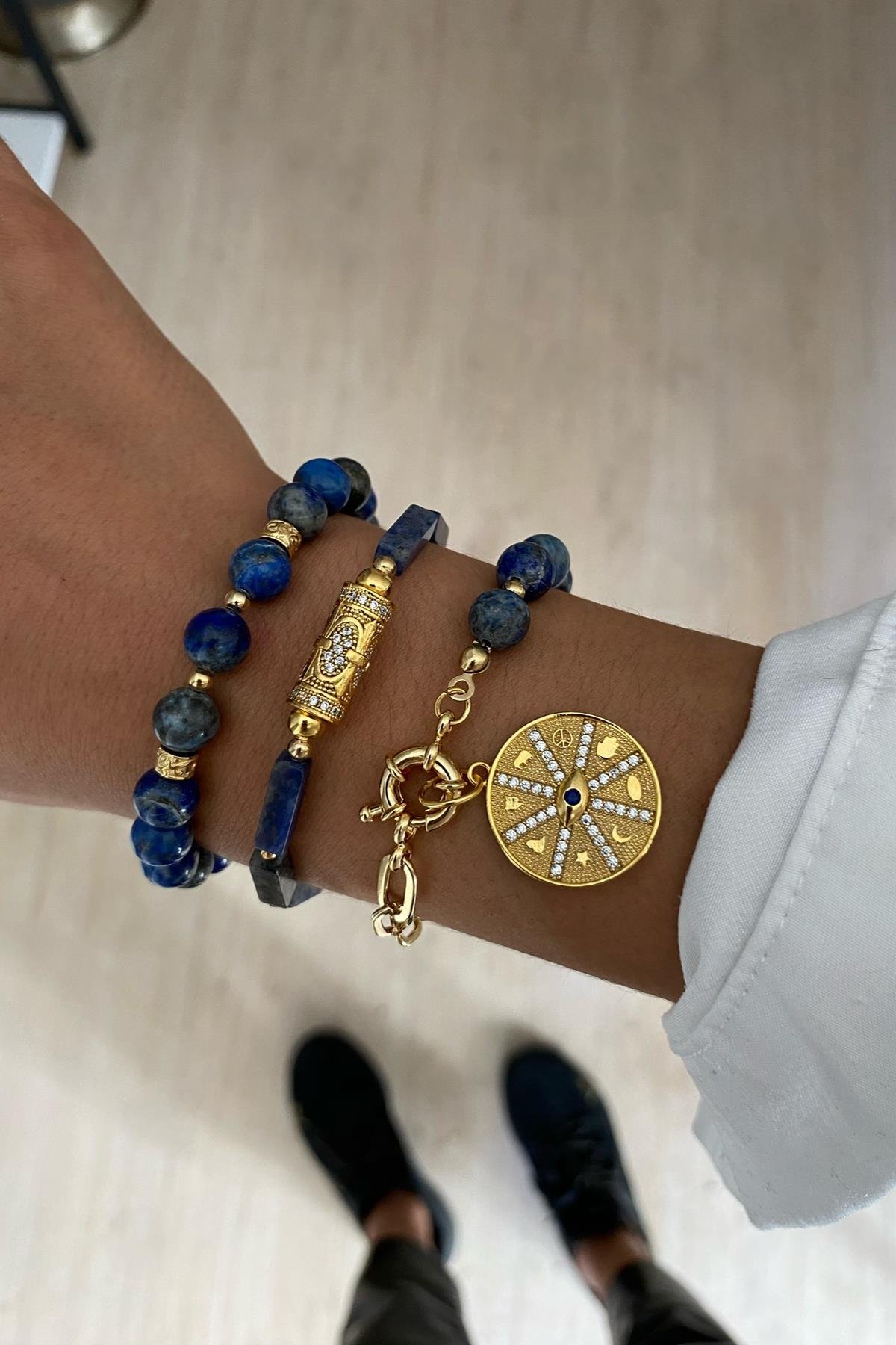 Lapis Taşı Bileklik Seti (Tüm Set)