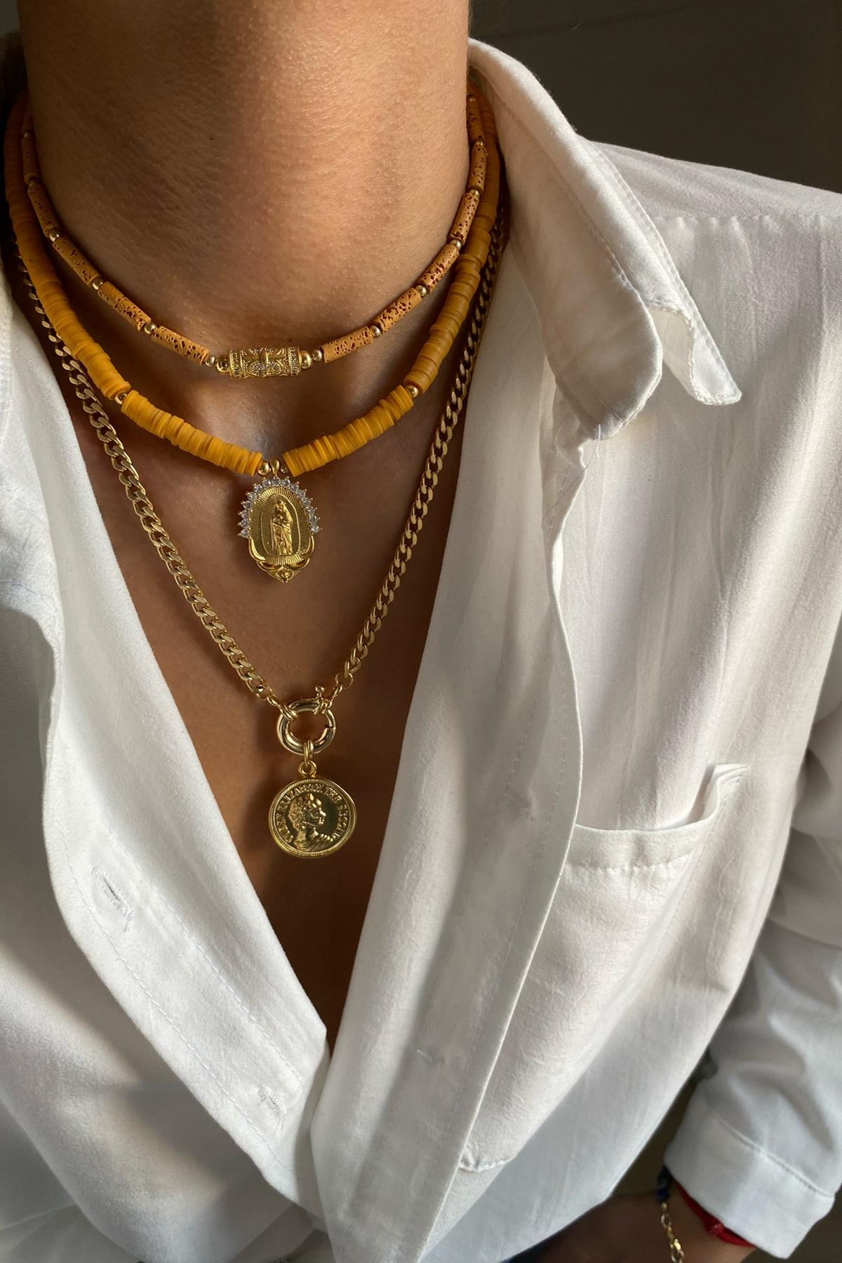 Lav Taşı Kolye Seti (Tüm Set) 