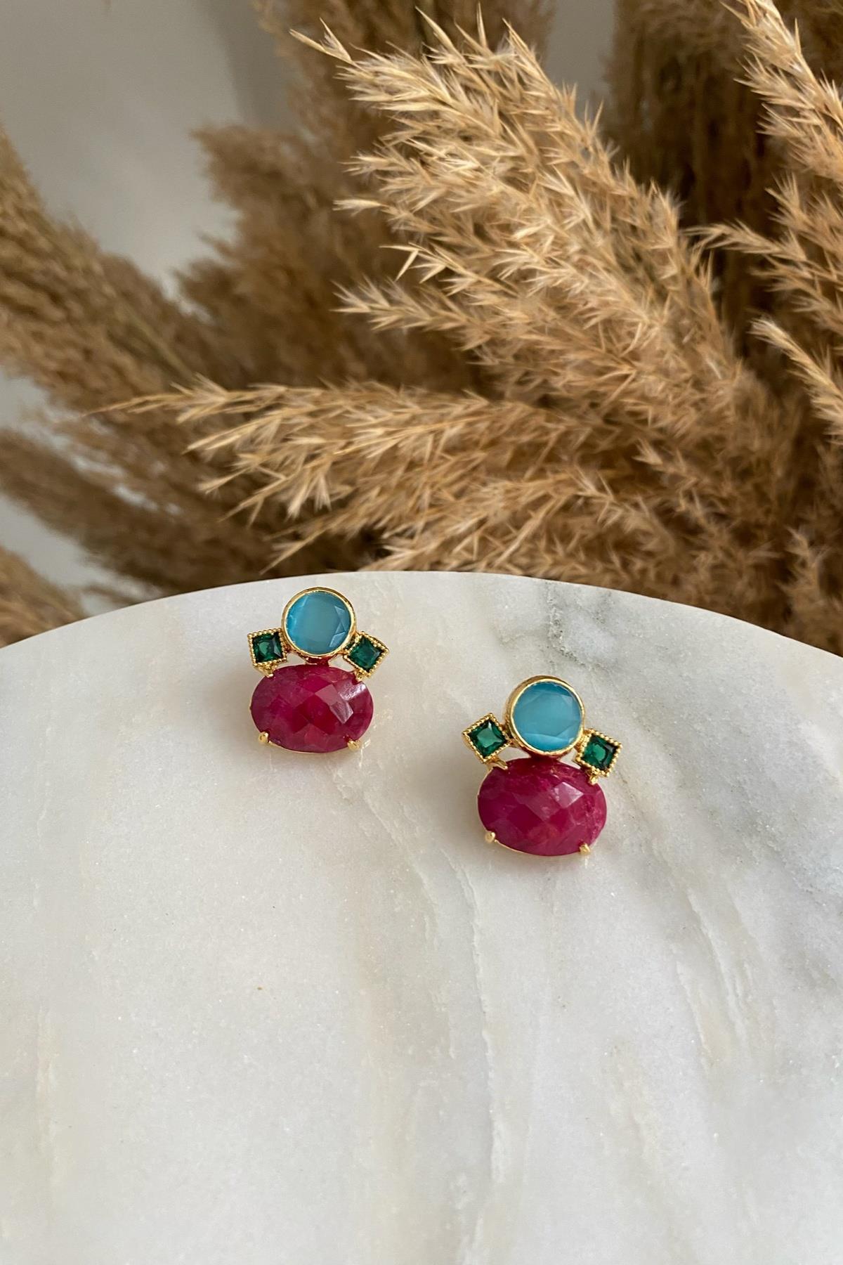 Yakut Taşı Küpe (Sınırlı Adet)