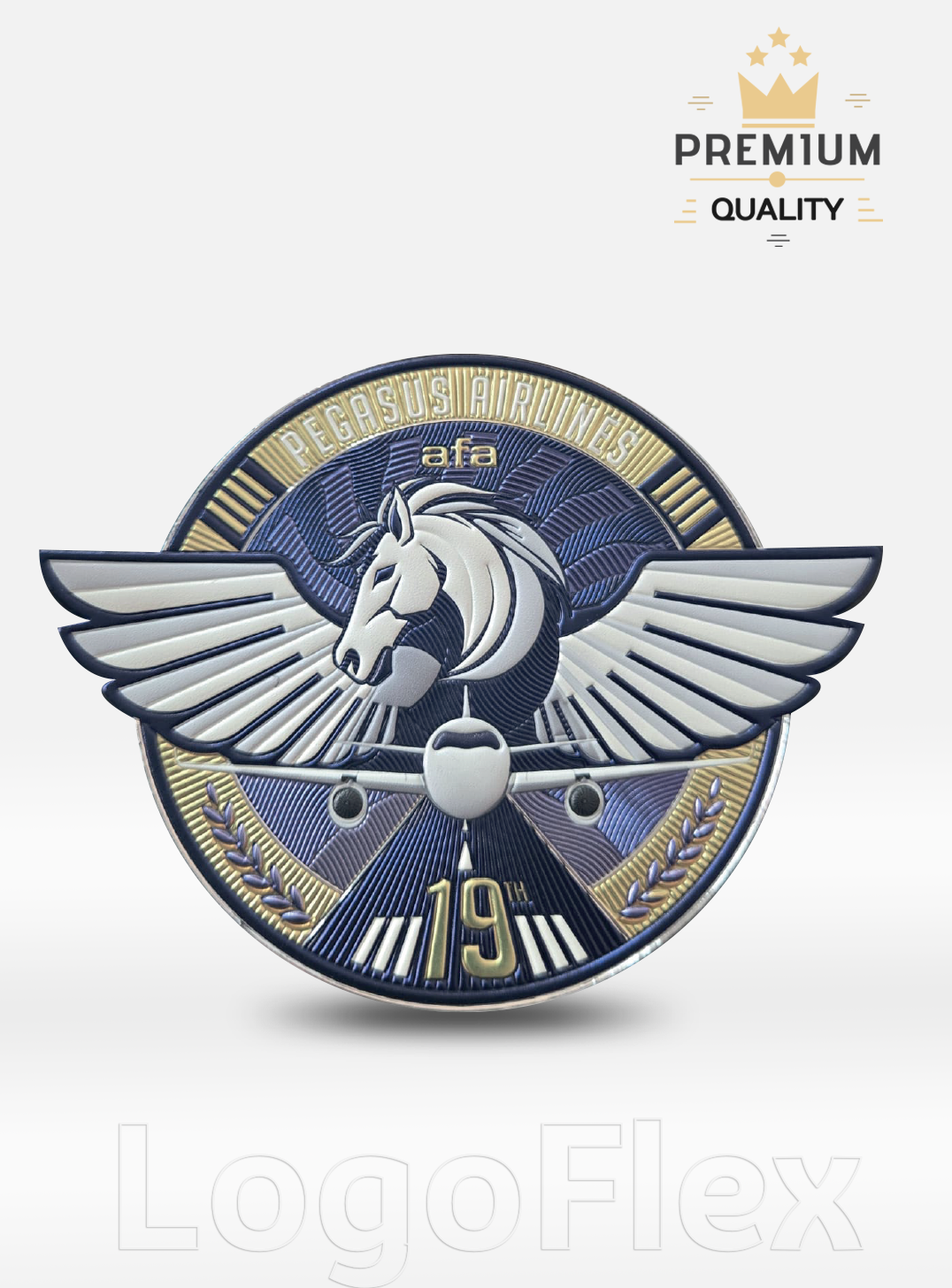 LogoFlex19th  Afa Pegasus Airlines Peç TPULF80026