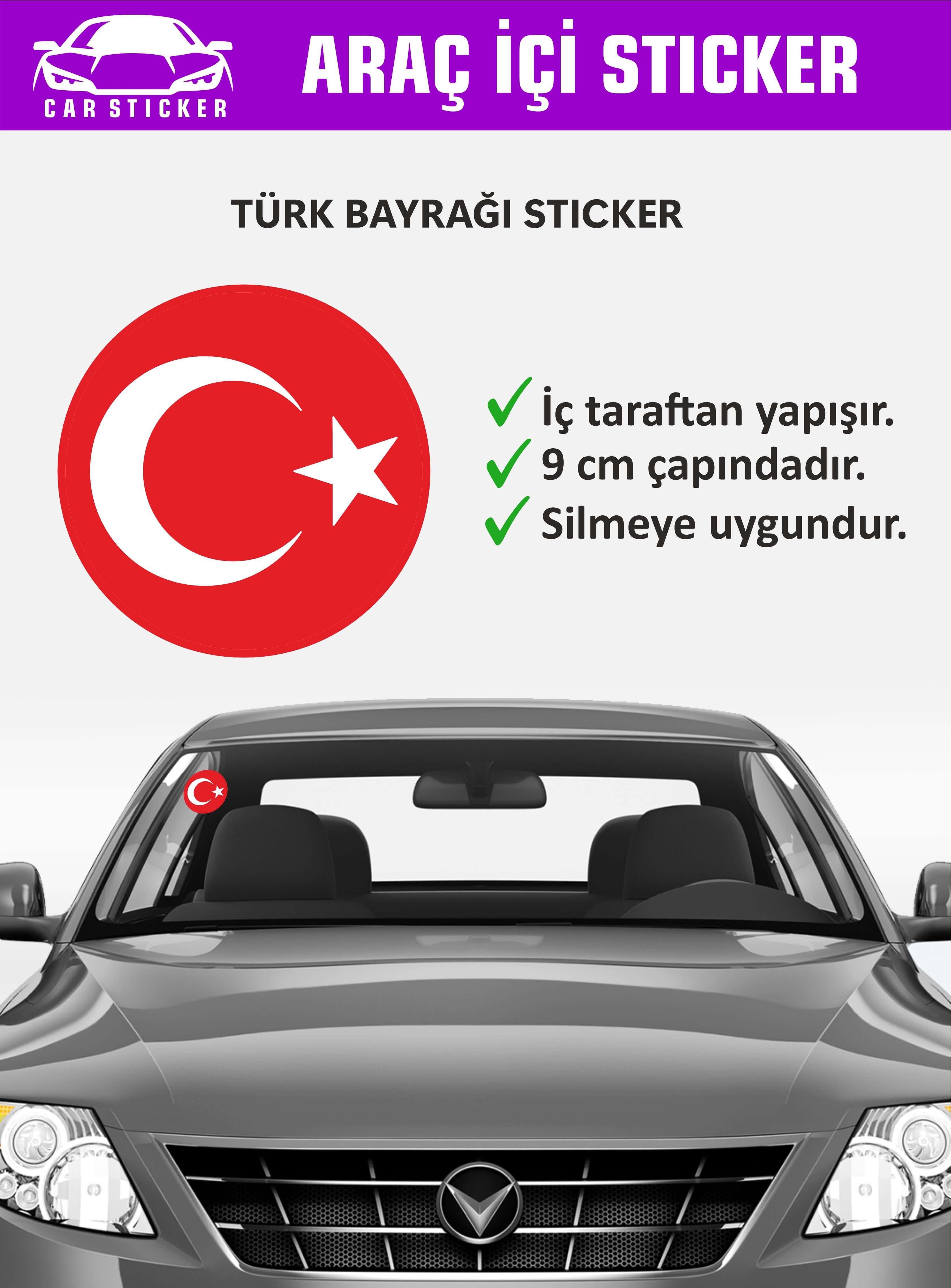 LogoFlexAraç Sticker - Türk BayrağıST002