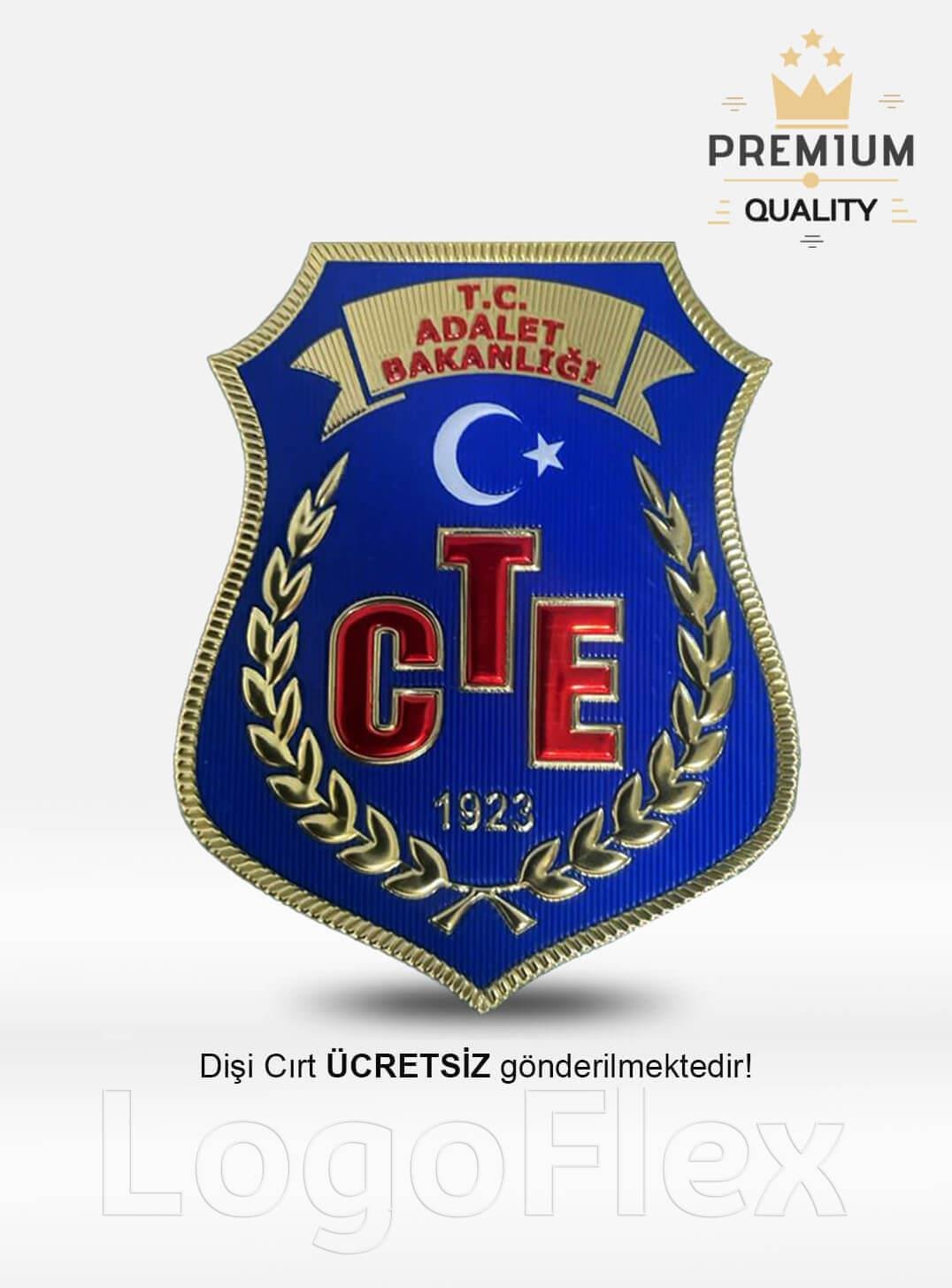 LogoFlexCTE İKM İnfaz Koruma Göğüs ArmasıLF0037