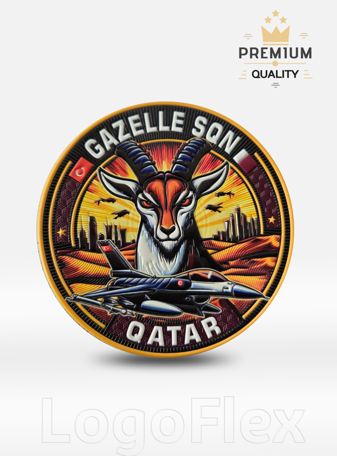 LogoFlexGazelle SQN Qatar Peç TPULF80028
