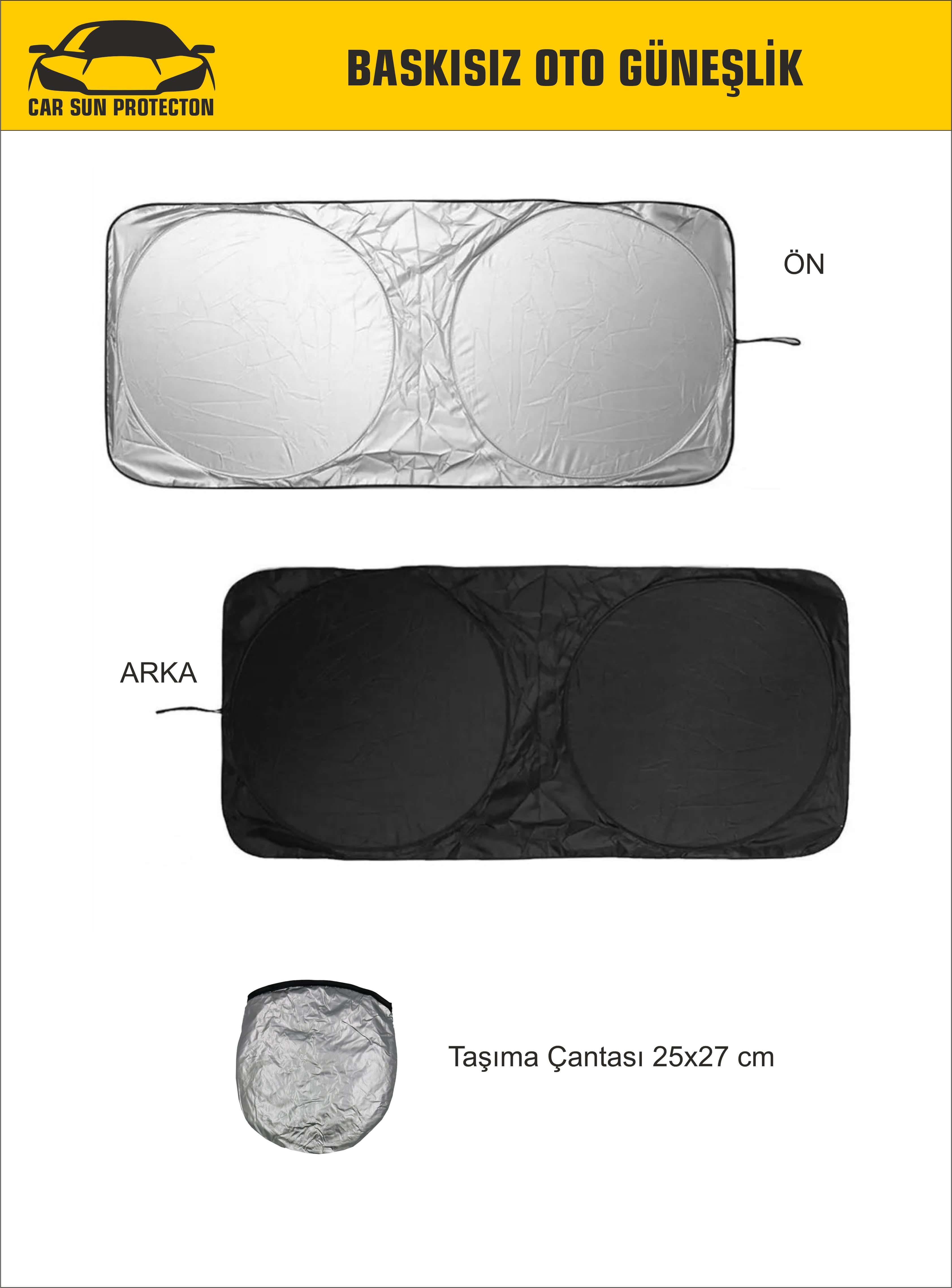 LogoFlexKatlanabilir Oto Güneşlik - BaskısızOG0001