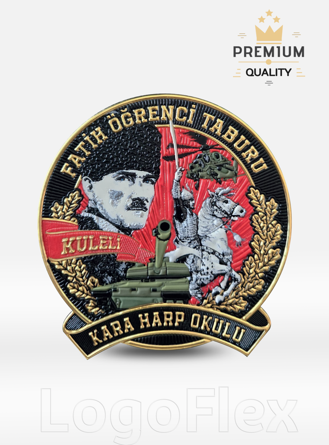 LogoFlexKHO Fatih Öğrenci Taburu Peç TPU - RenkliLF80023