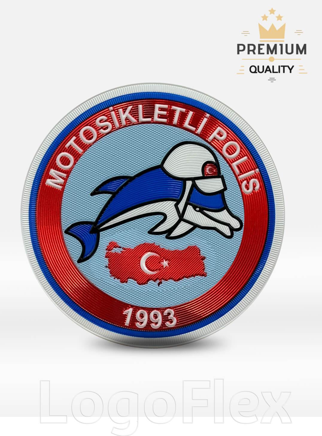 LogoFlexMotosikletli Polis Yunus Arması - sağLF0182
