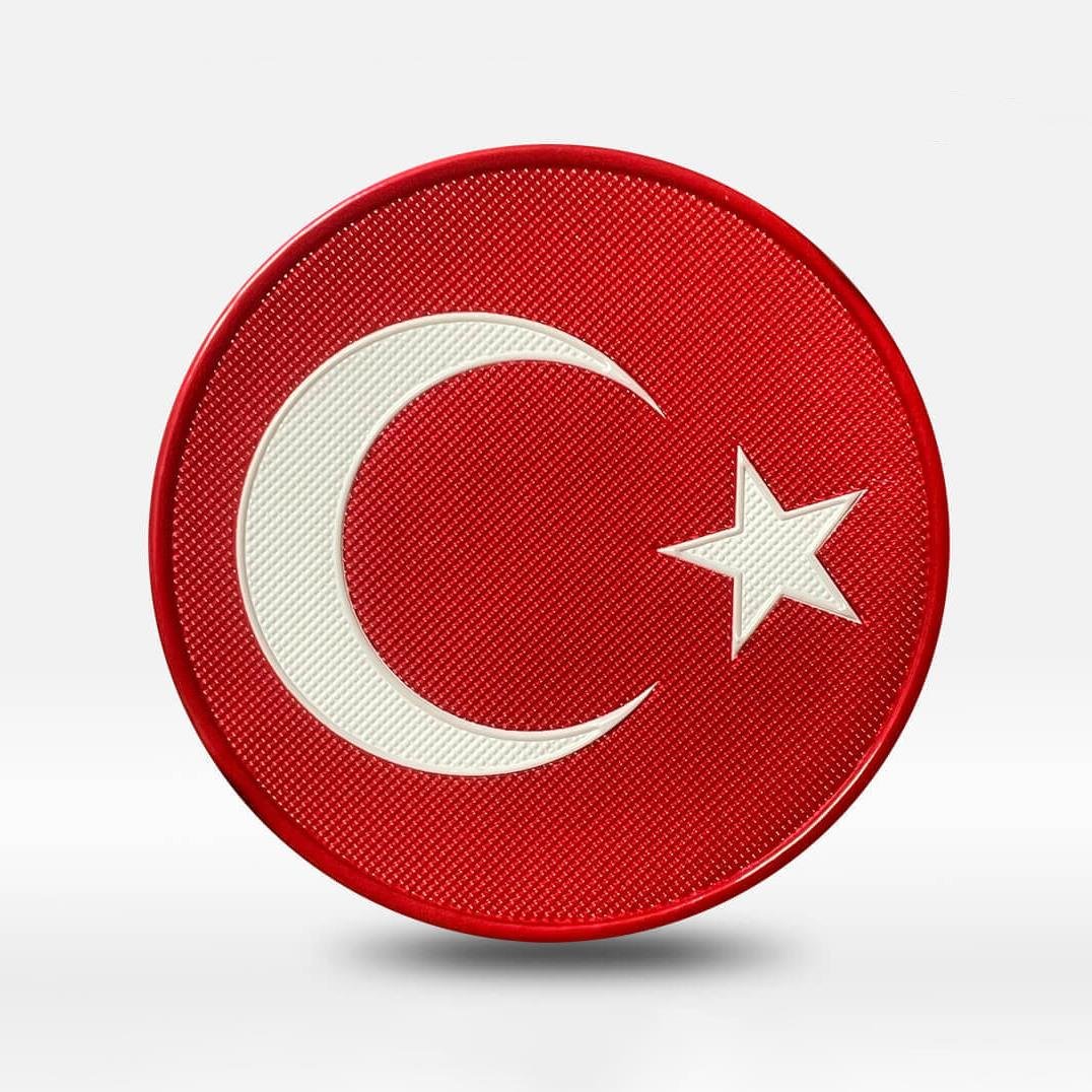 LogoFlexTürk Bayrağı 7 cm YuvarlakLF0001