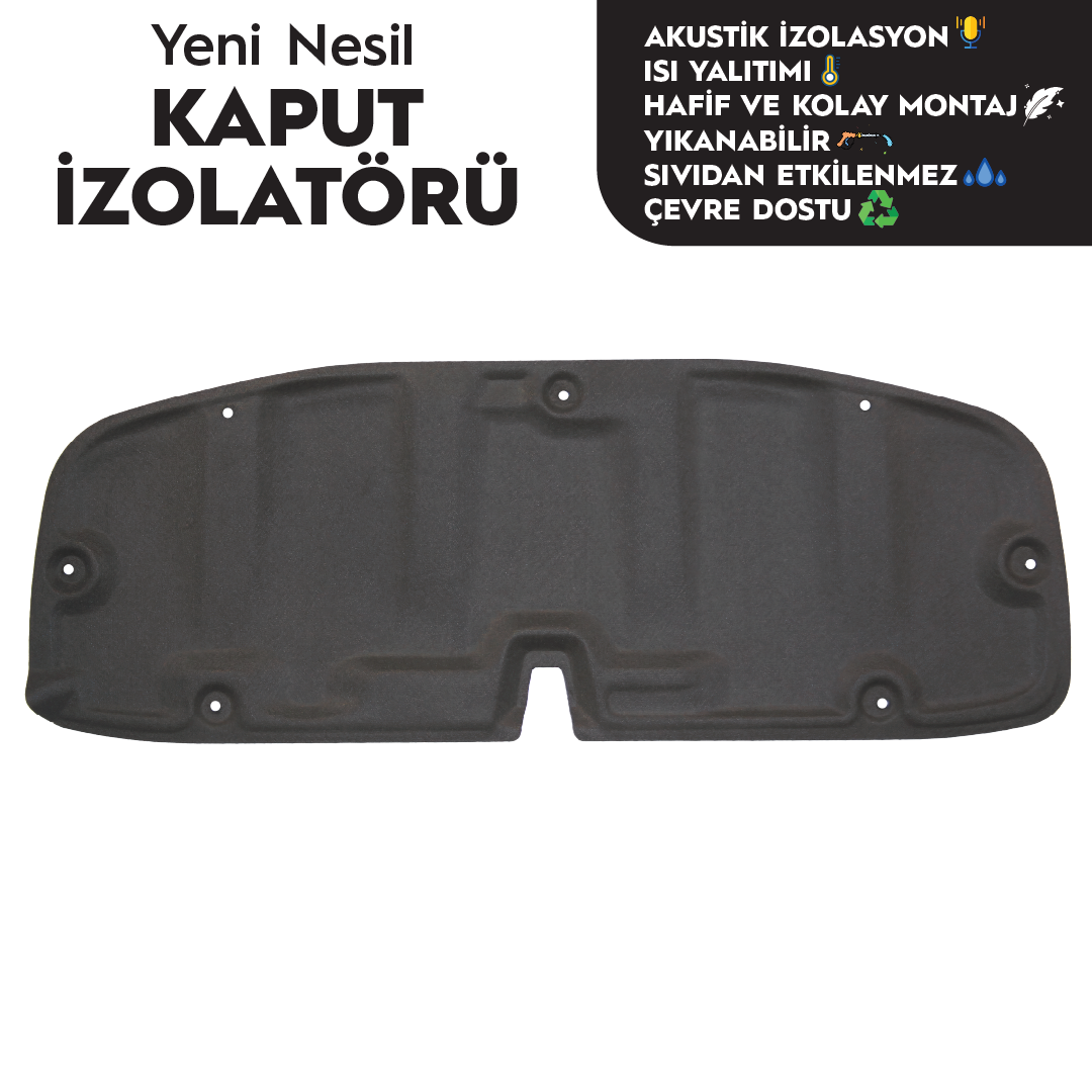 Toyota Corolla Kaput İzolatörü (2007-2014 Arası)