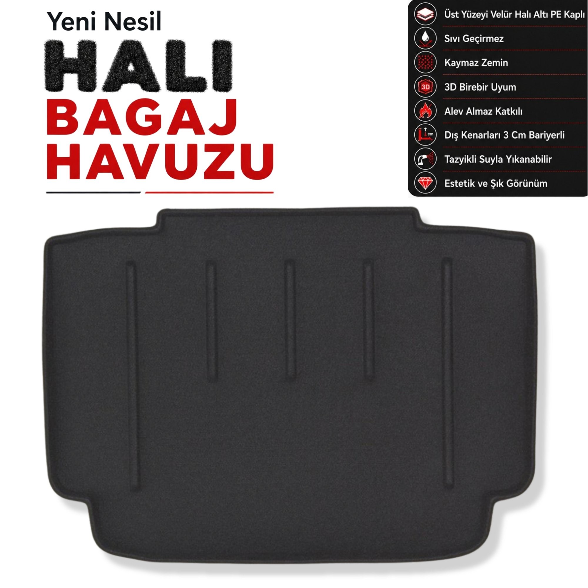 Mini Cooper Clubman Halı Bagaj Havuzu (2015 Sonrası)