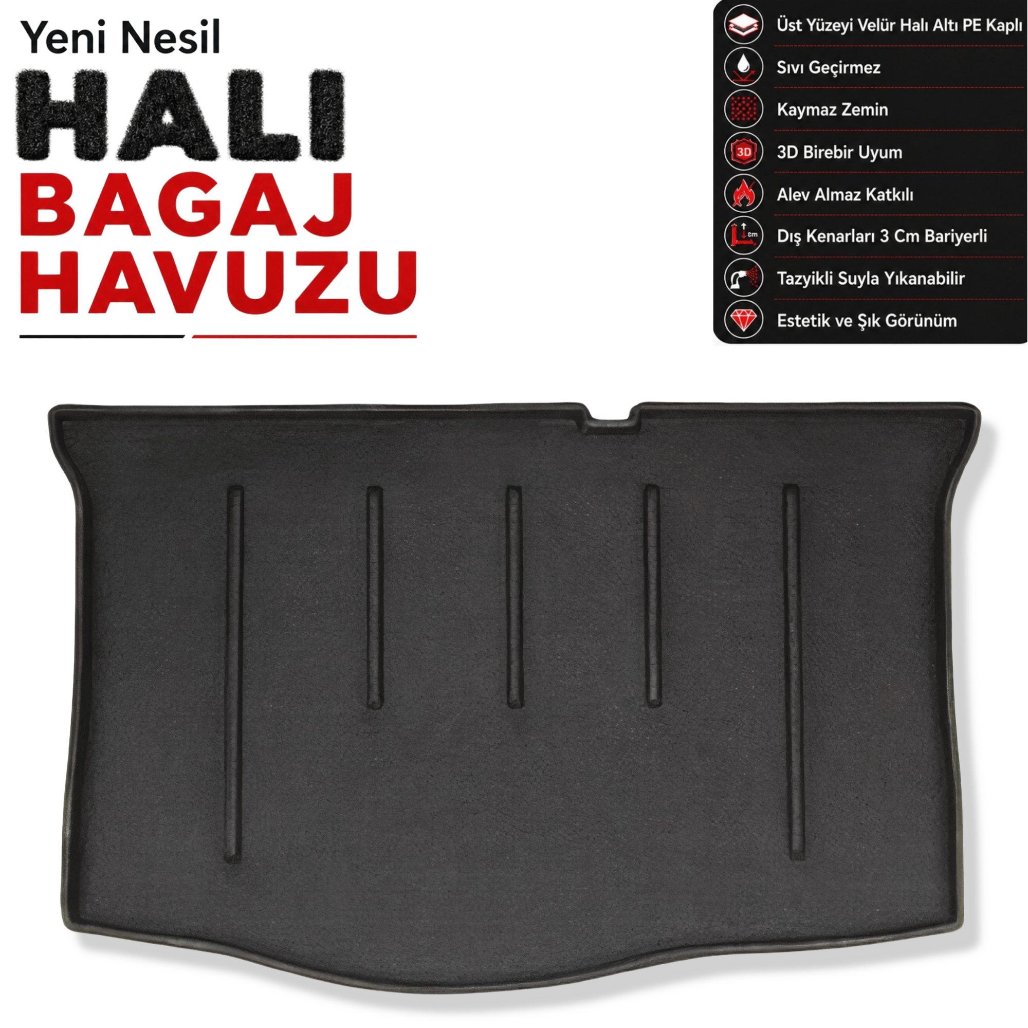 Hyundai i20 Halı Bagaj Havuzu (2014-2020 Arası)