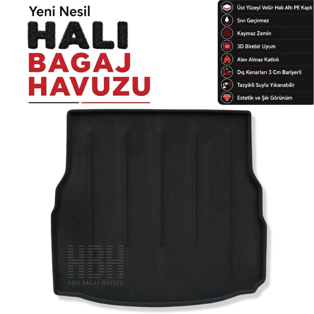 Mercedes E Coupe Halı Bagaj Havuzu (2017-2023 Arası) (C238)