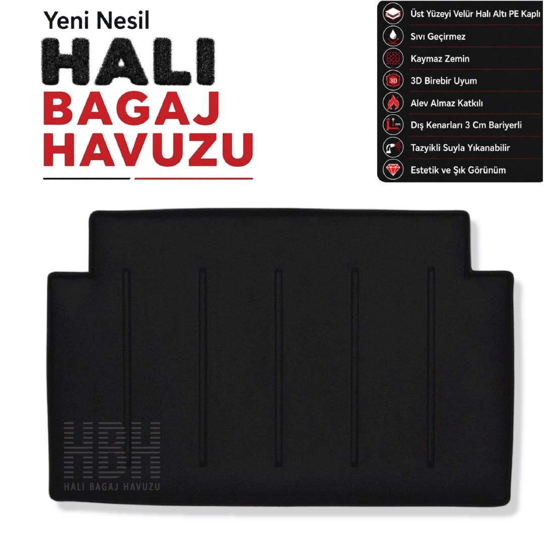 Opel Combo Halı Bagaj Havuzu (2019 Sonrası)