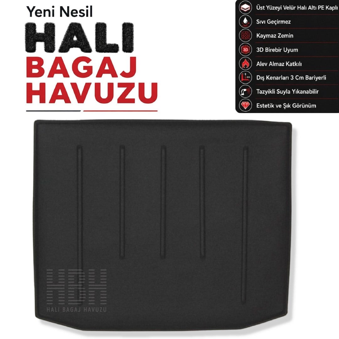 Mitsubishi ASX Halı Bagaj Havuzu (2010-2022 Arası)