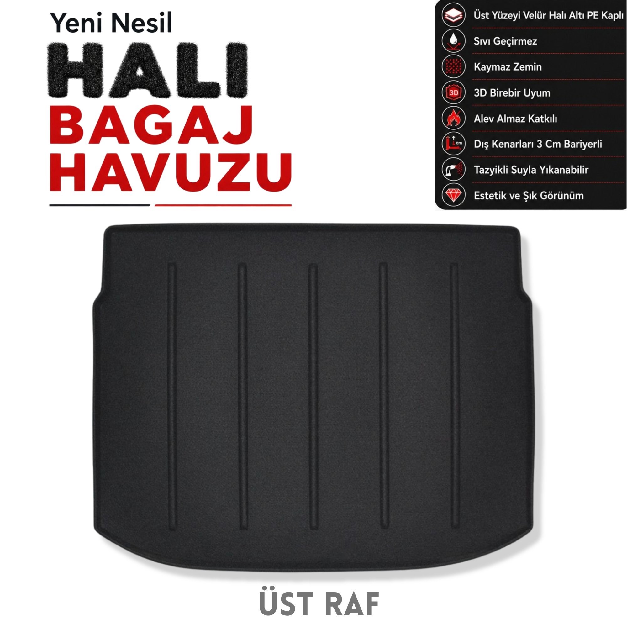 Nissan Qashqai Halı Bagaj Havuzu (2022 ve Sonrası)