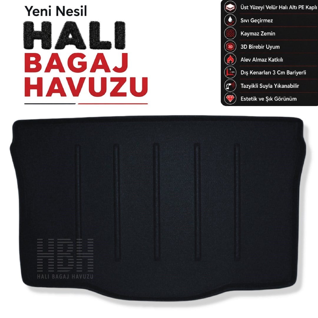 Suzuki Swift Halı Bagaj Havuzu (2023 Sonrası - Hybrid ile Uyumlu)
