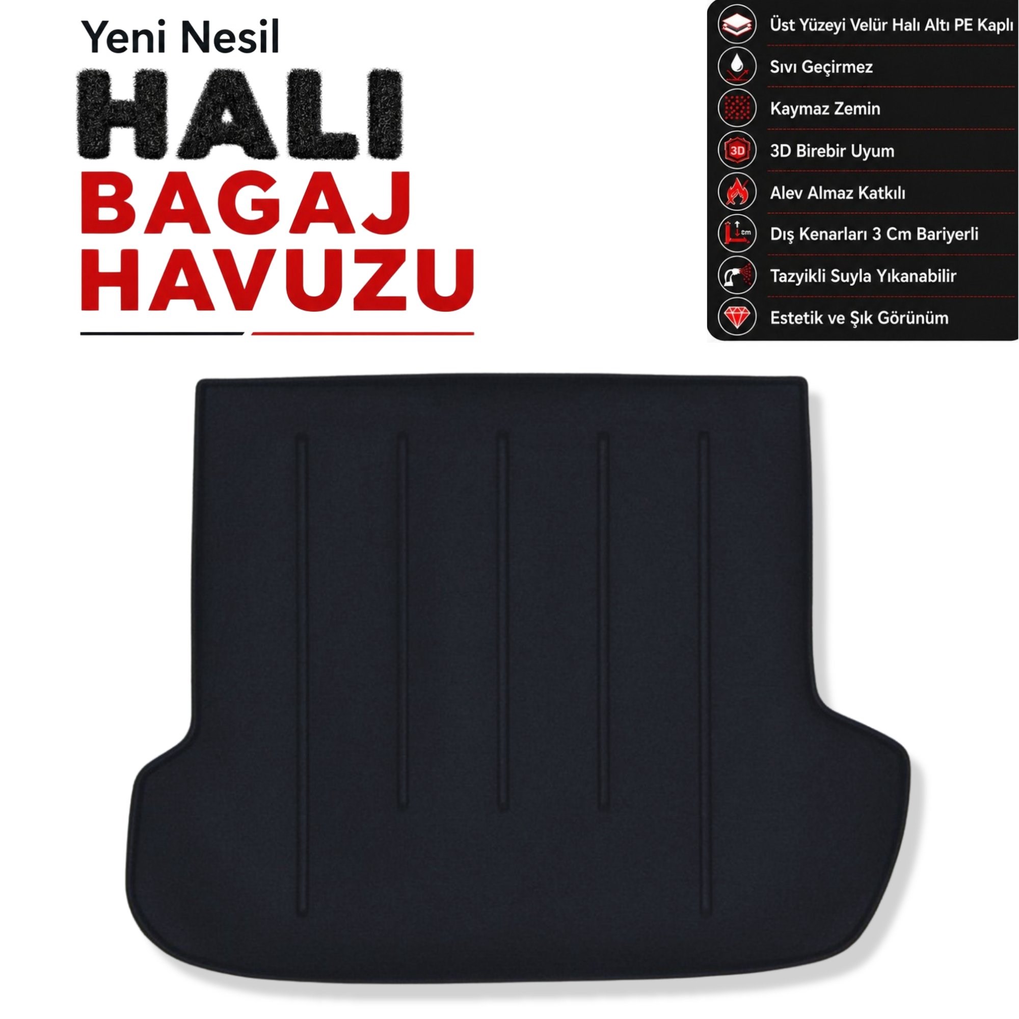 Subaru Outback Halı Bagaj Havuzu (2015 Sonrası)