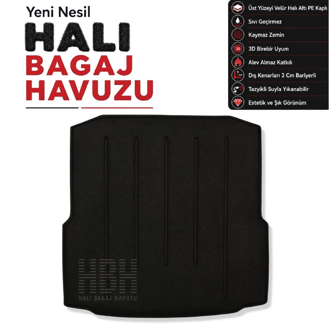 Skoda Octavia III Halı Bagaj Havuzu (2013-2020 Arası)