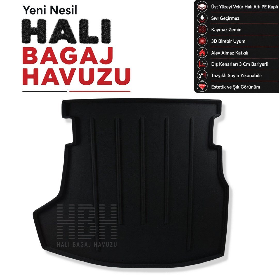 Toyota Corolla Halı Bagaj Havuzu (2014-2019 Arası)