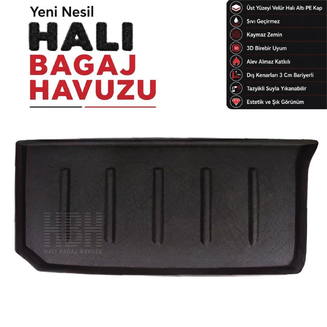 Mercedes Smart Fortwo Halı Bagaj Havuzu (2014-2019 Arası) (C453)