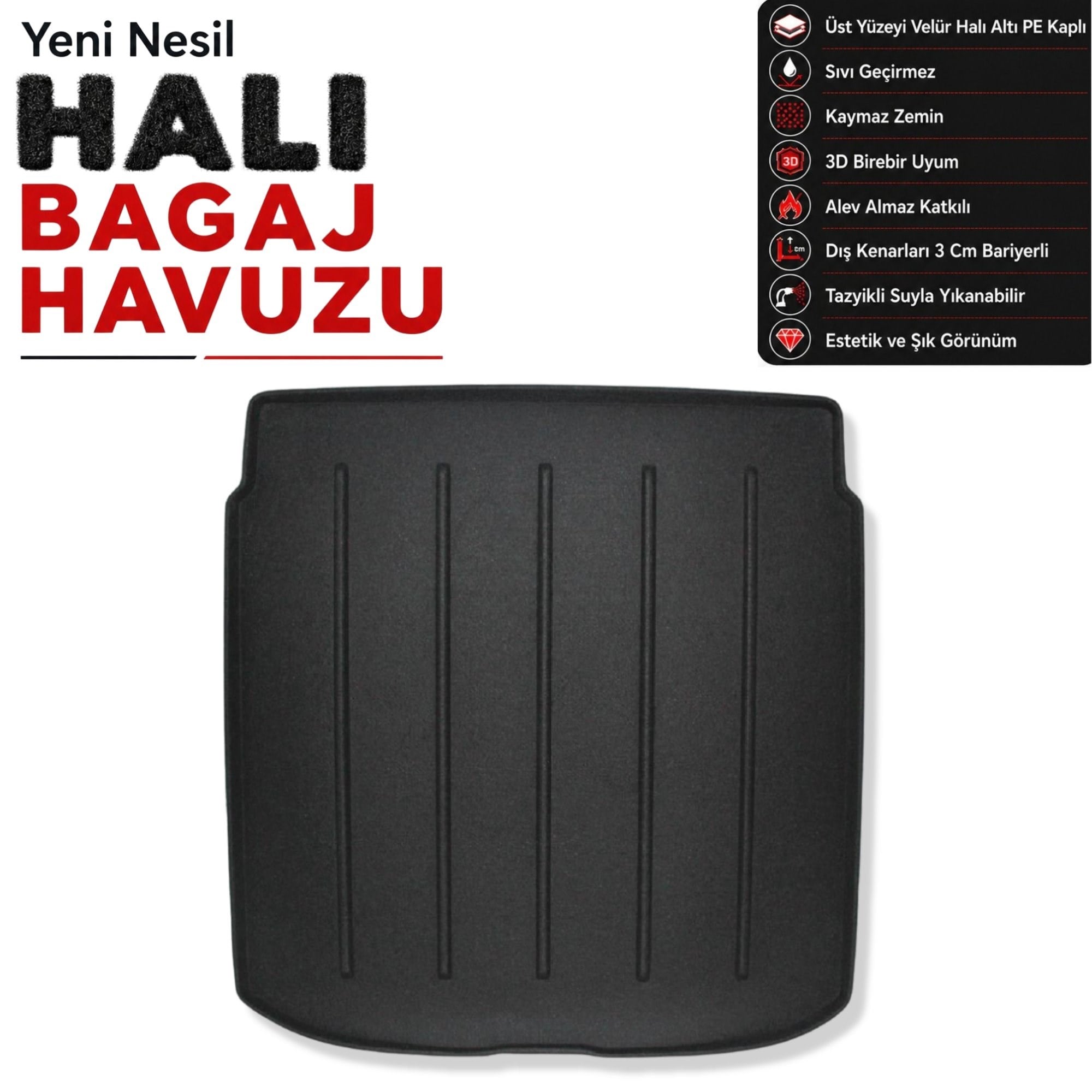 AUDI A5 HALI BAGAJ HAVUZU (2025 ve Sonrası)