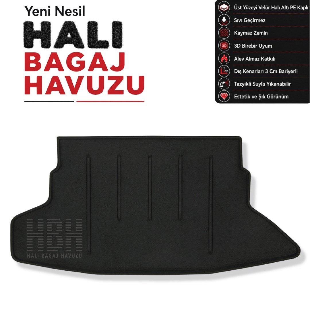 Nissan Juke F15 Halı Bagaj Havuzu (2011-2015 Arası)