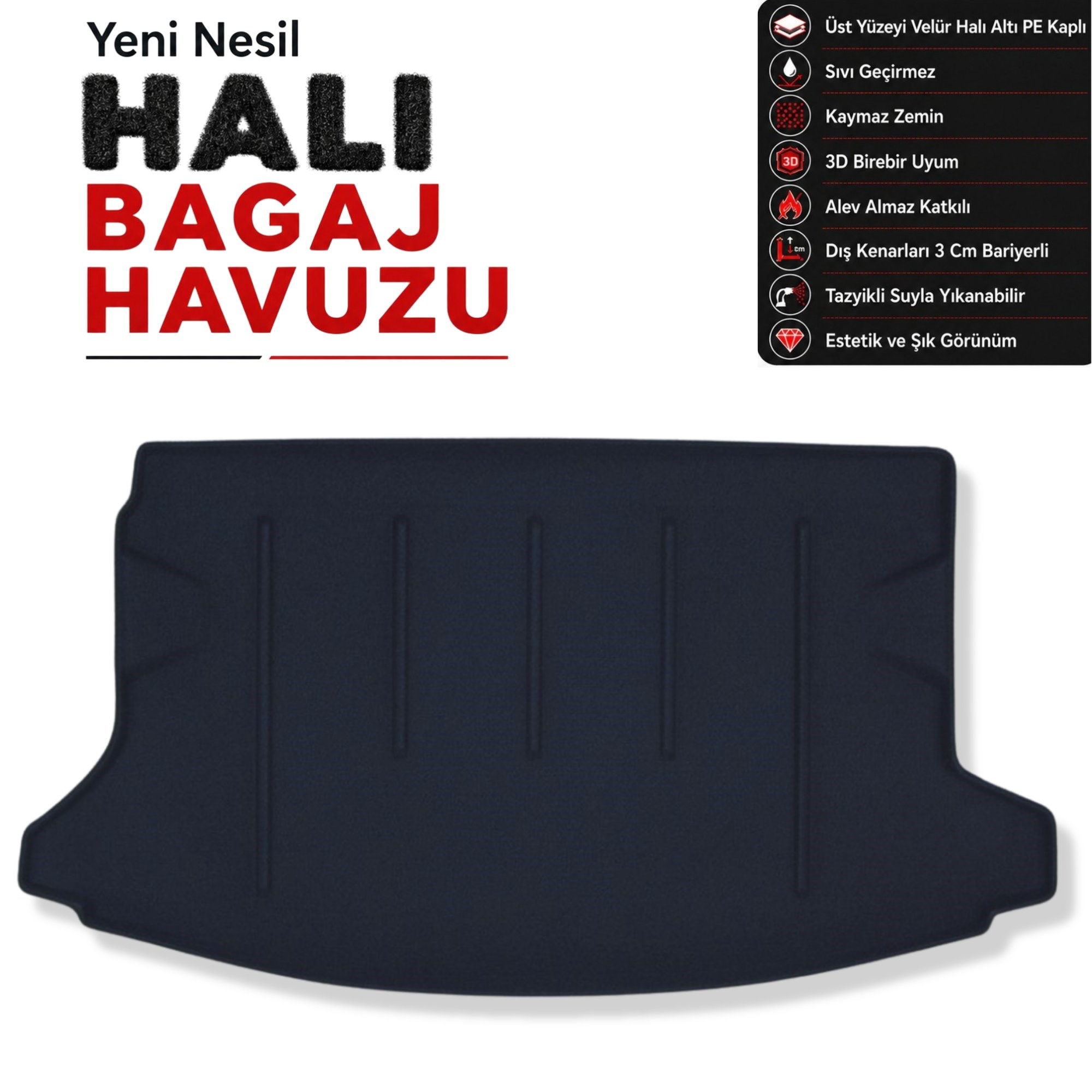 Subaru XV Halı Bagaj Havuzu (2017 Sonrası)