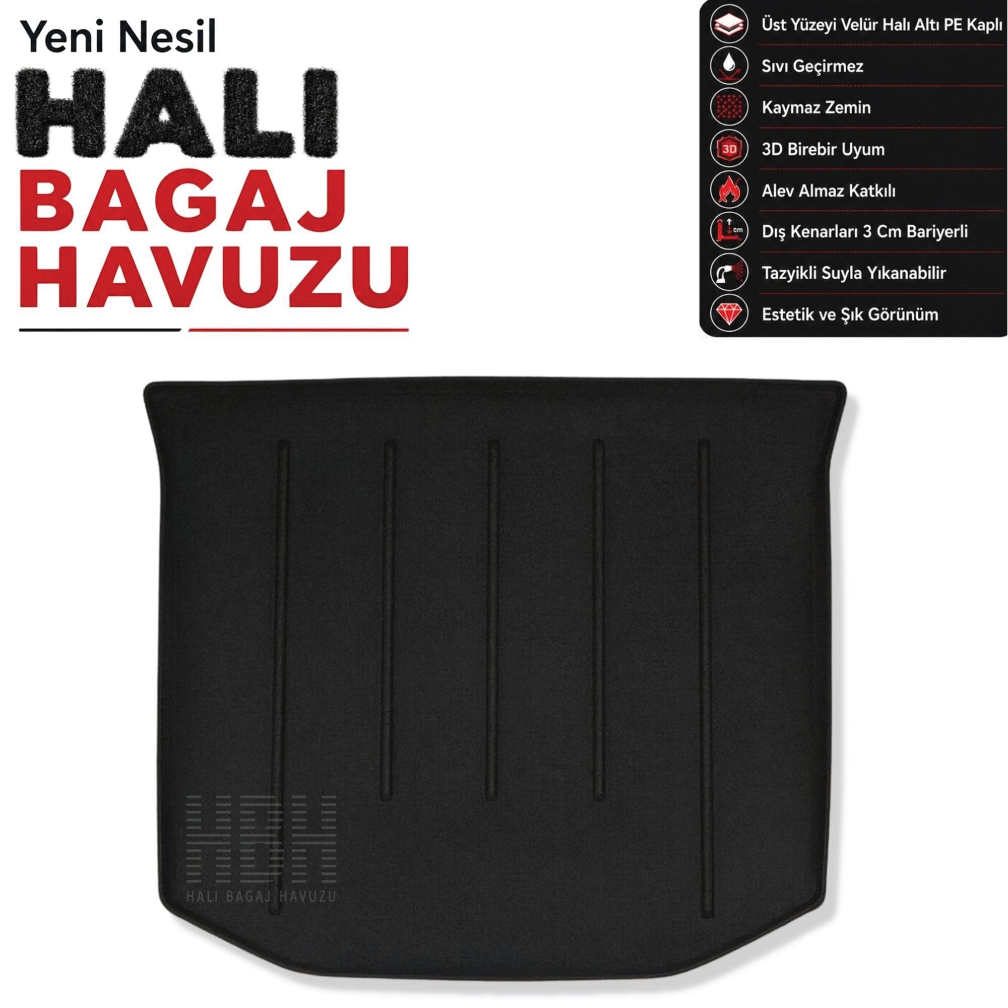 Jeep Gran Cherokee Halı Bagaj Havuzu (2011 Sonrası)
