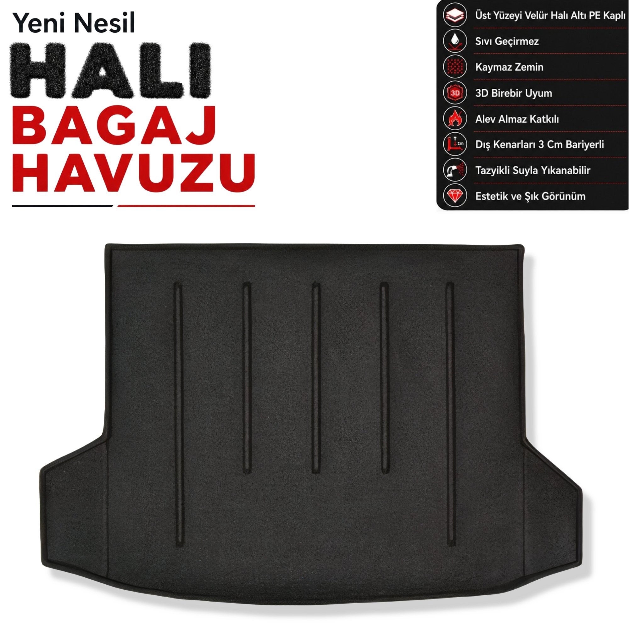BMW 5 Gran Turismo  Halı Bagaj Havuzu F07 (2009-2017 Arası)