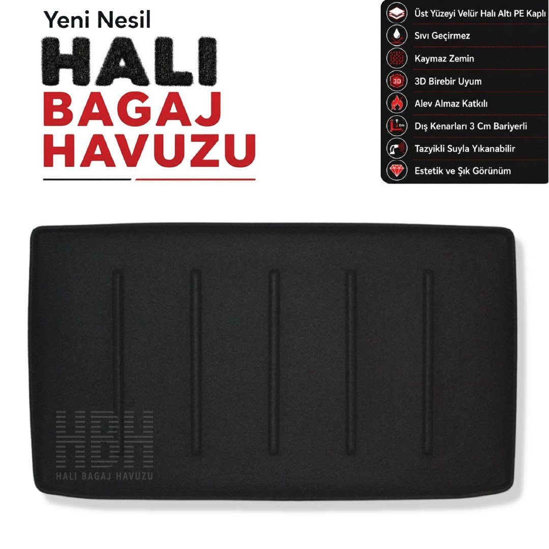 Renault Zoe Halı Bagaj Havuzu